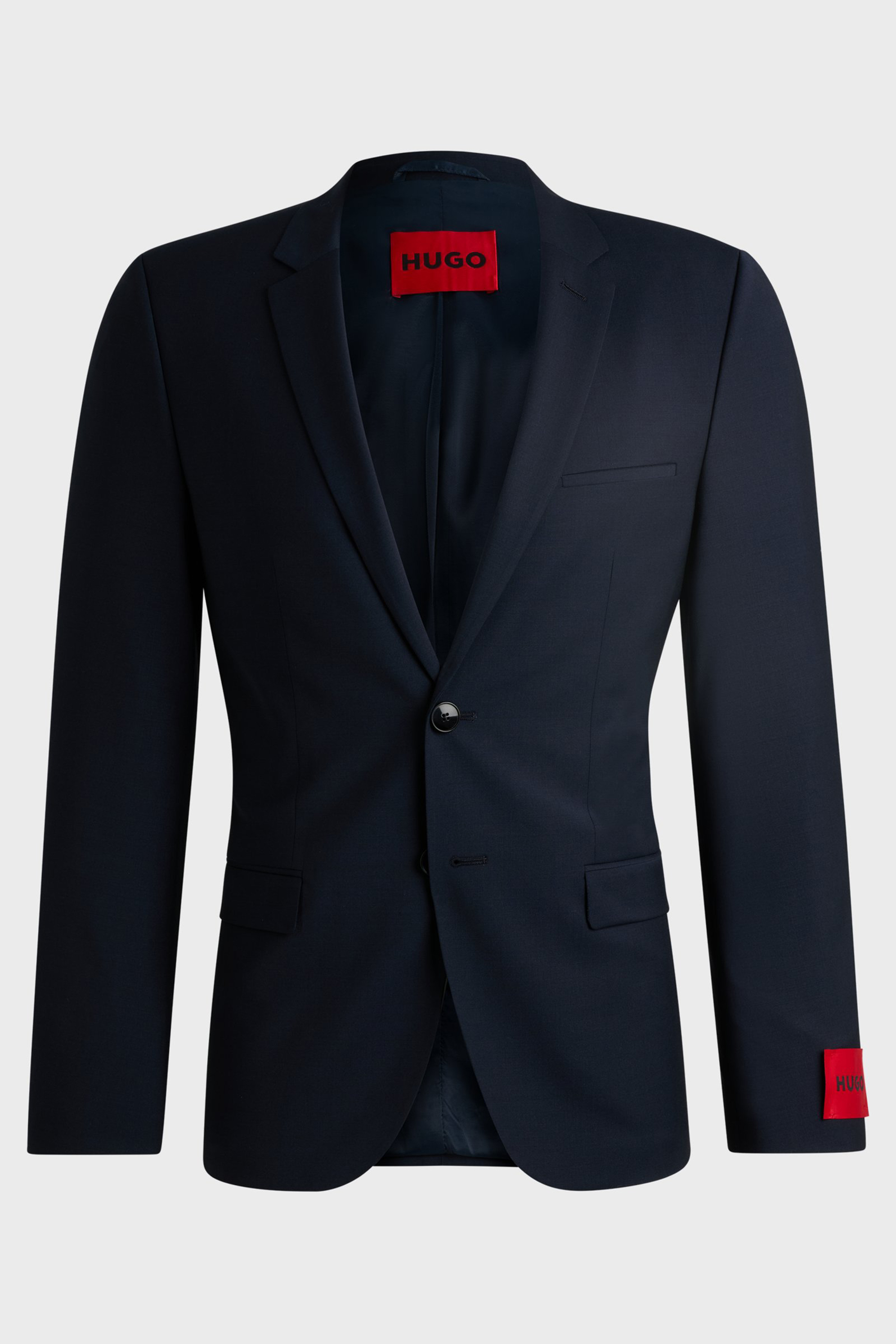 HUGO Extra Slim Fit Stretch Virgin Wool Blend Jacket Arti Blazer, Mantel, Jacke, Formelle Kleidung, Anzug