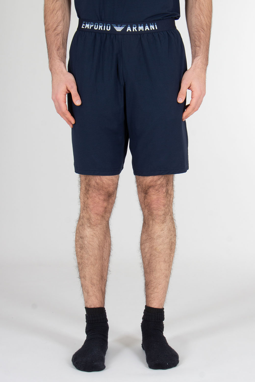 EMPORIO ARMANI Fitted Modal Stretch Jersey Short-Sleeve Pyjama 