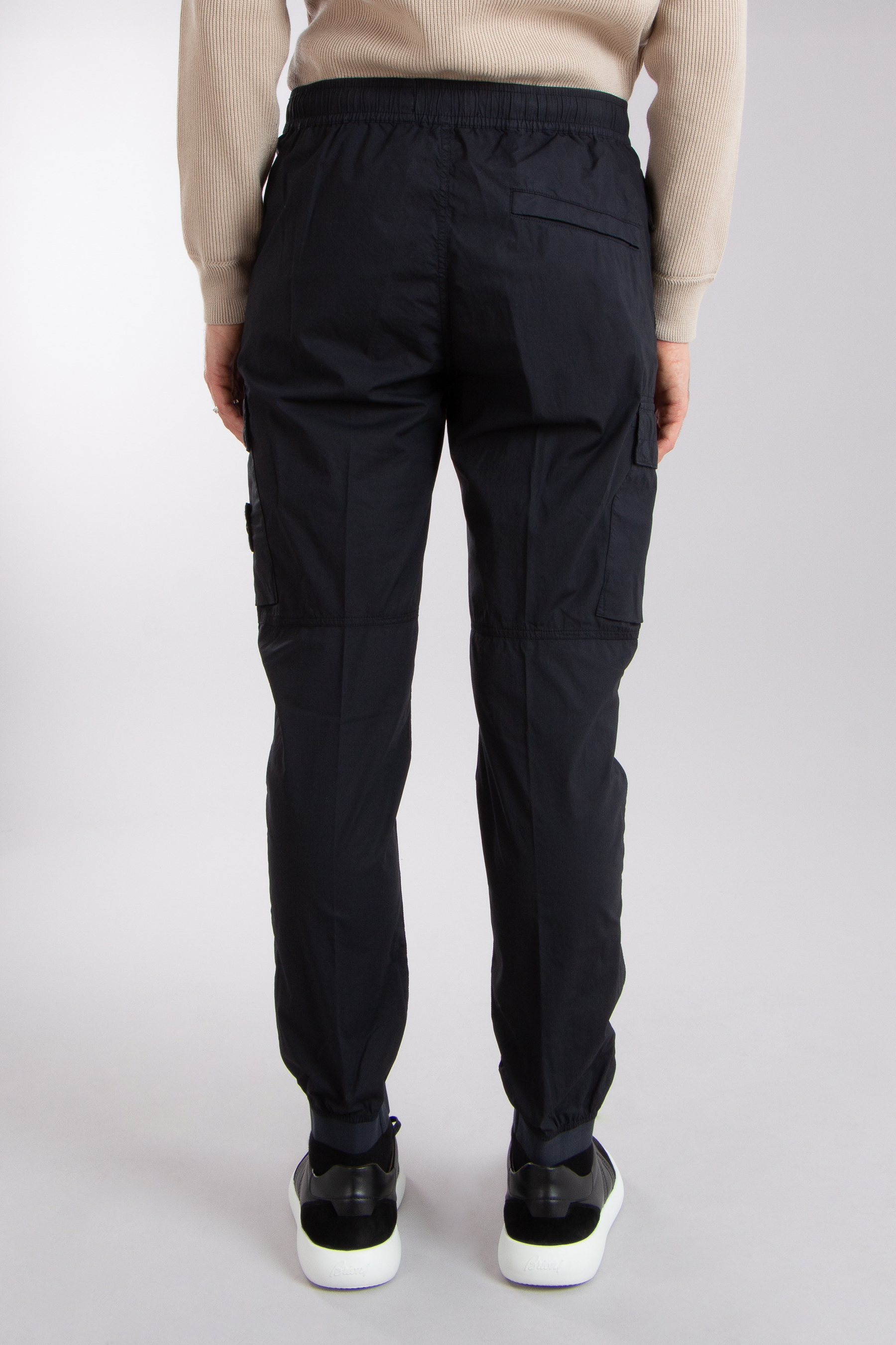 STONE ISLAND Regular Tapered Stretch Cotton Tela 'Paracadute' Pants STONE ISLAND Regular Tapered Stretch Cotton Tela 'Paracadute' Pants