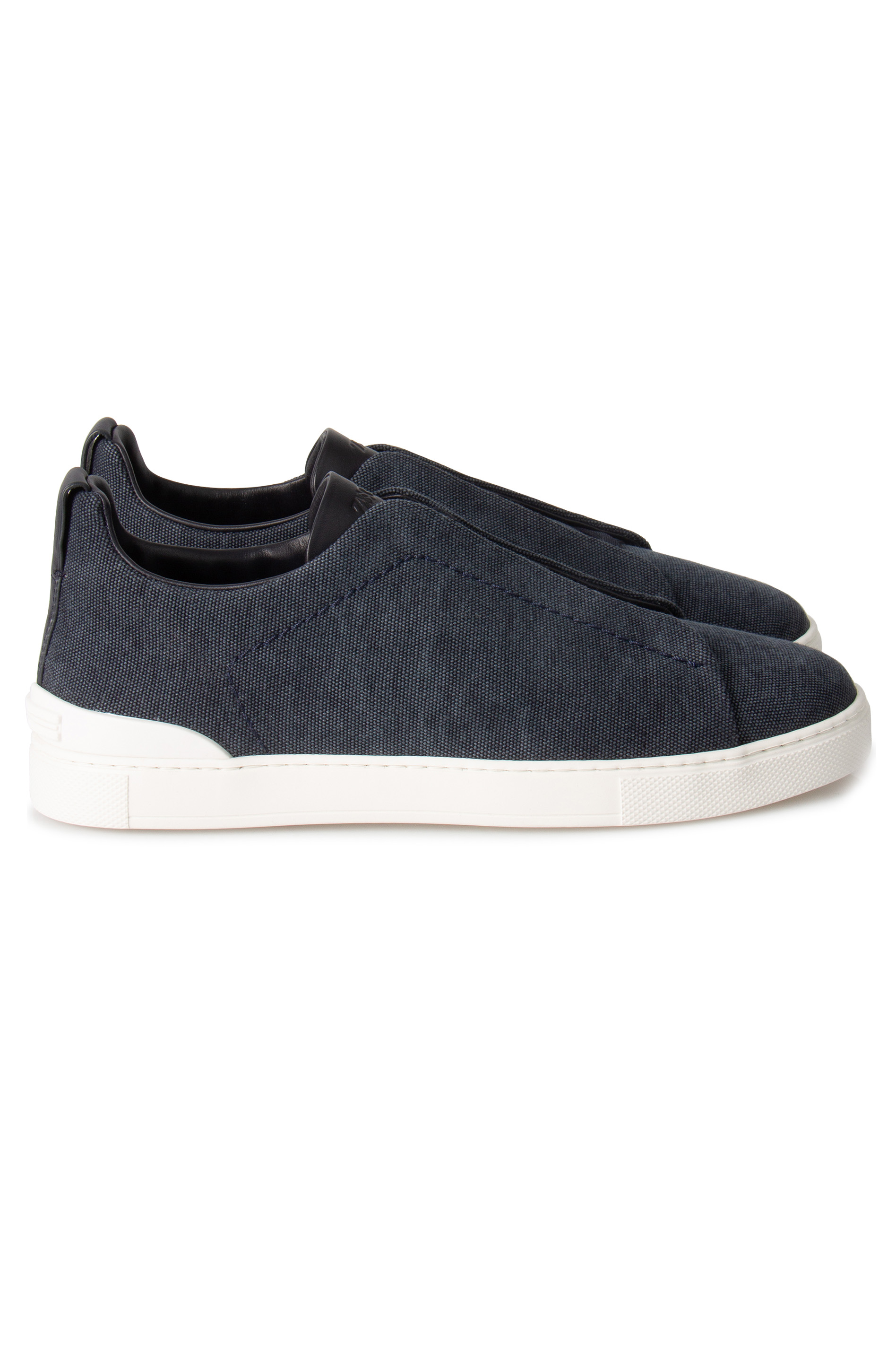 ZEGNA Canvas Sneakers Triple Stitch