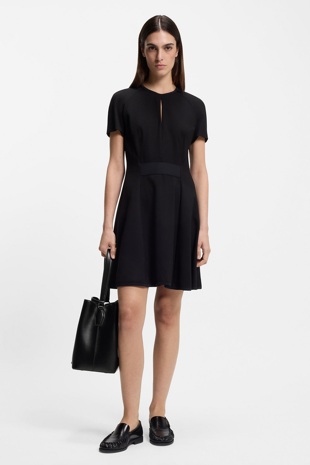 Kleid, Handtasche, Erwachsener, Person, Frau