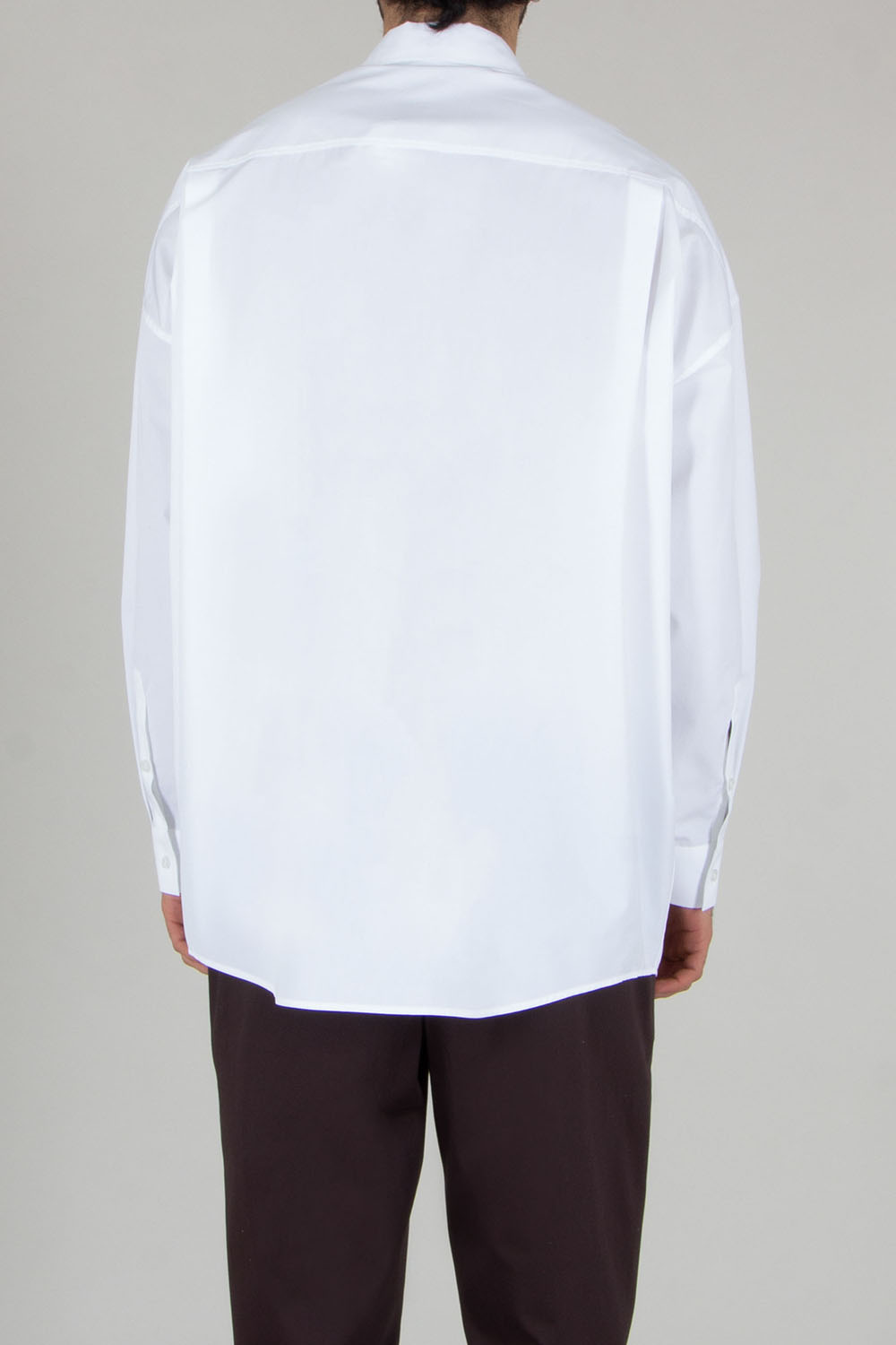 BALMAIN Oversized Fit Cotton Poplin Shirt