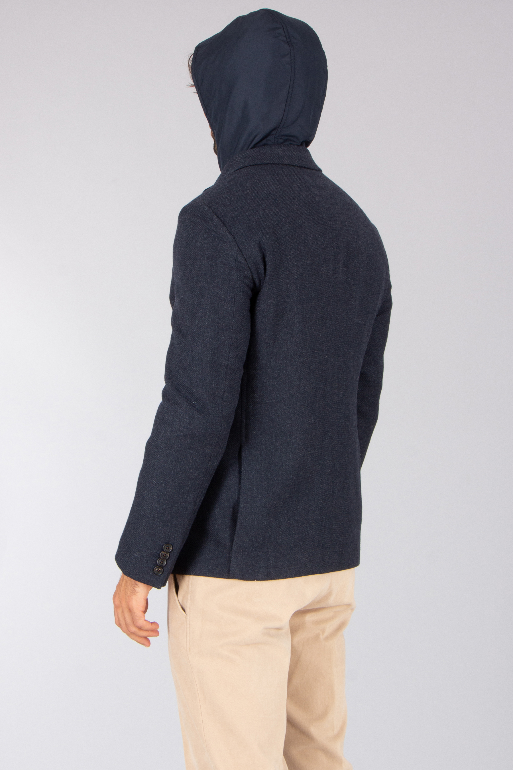 PAL ZILERI Regular Fit 2-in-1 Wool Blend Jacket Mantel, Jacke, Blazer, Kapuzenpulli, Pullover