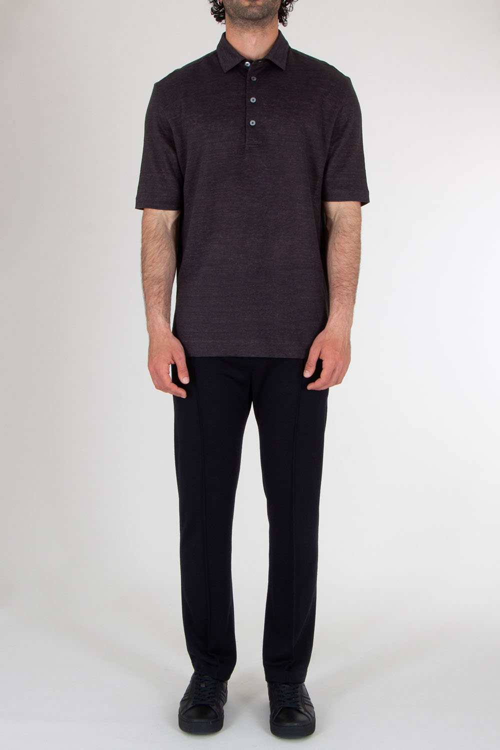 ZEGNA Oasi Lino Polo Shirt