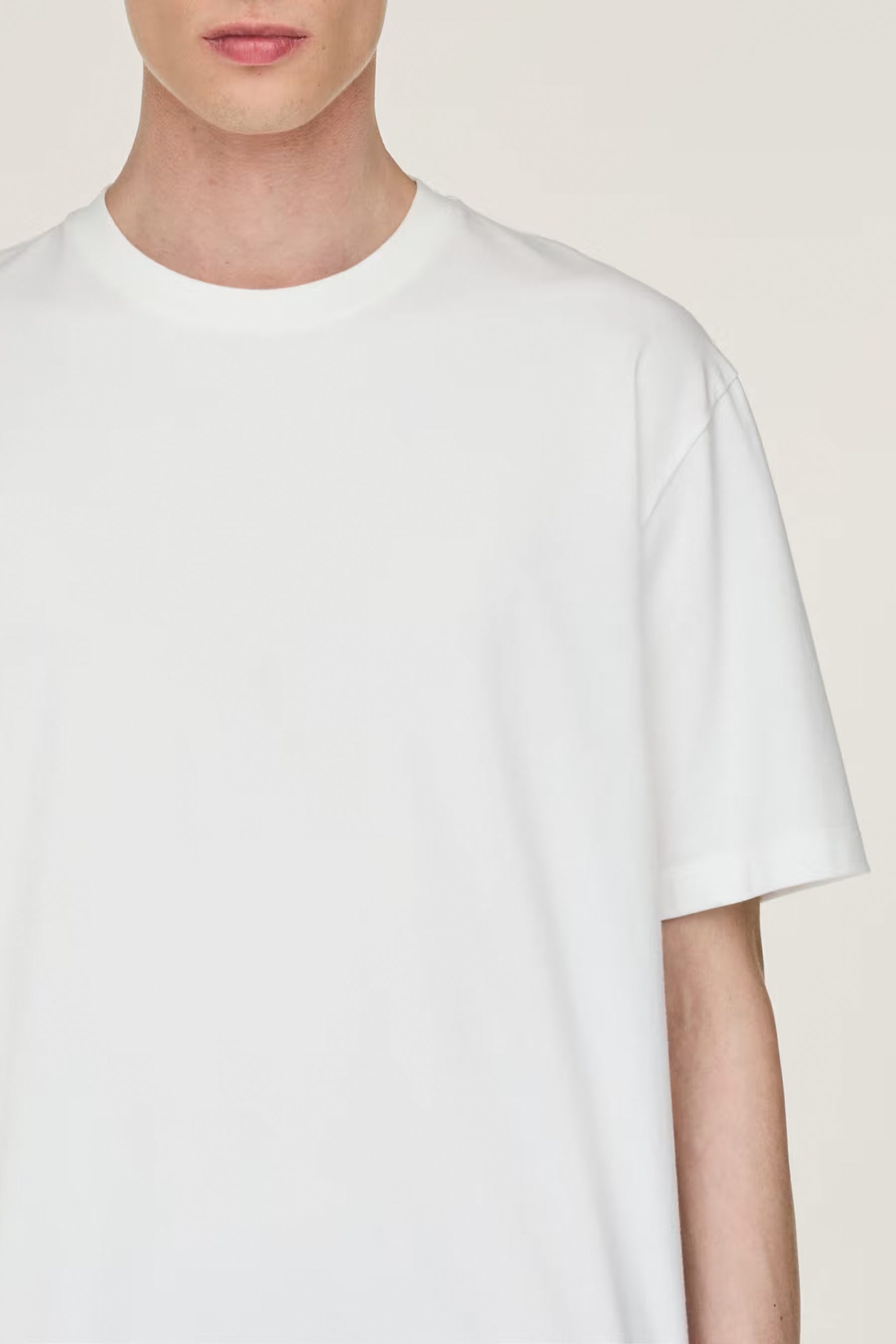 Y-3 Regular Fit Graphic Print Cotton Jersey T-Shirt Bekleidung, T-shirt, Ärmel
