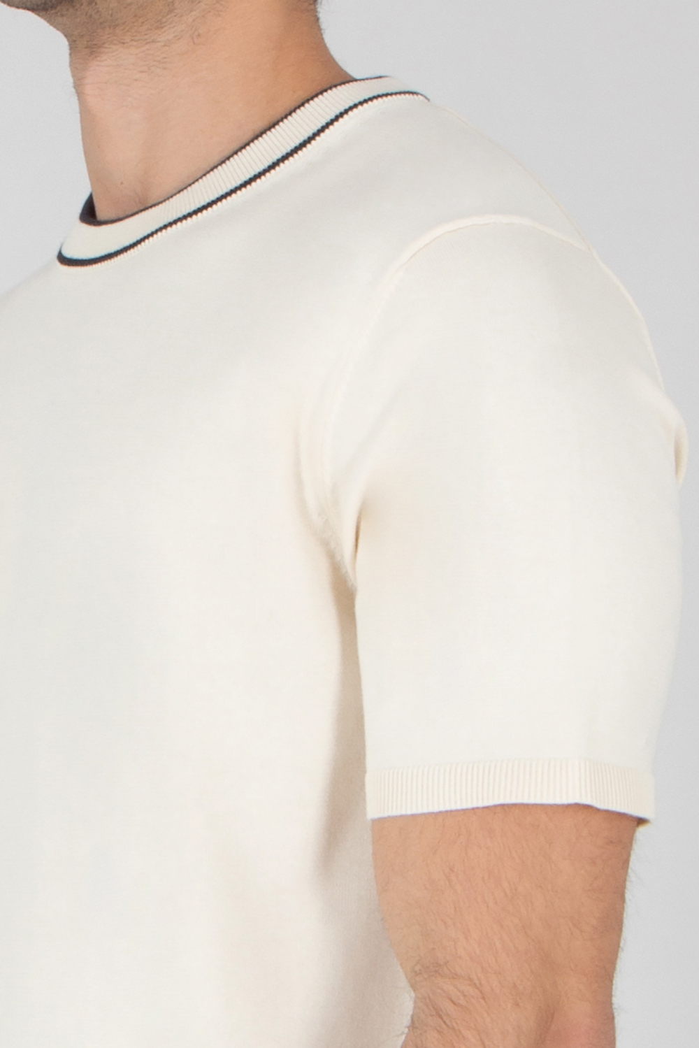 PAUL SMITH Regular Fit Organic Cotton Short-Sleeve Crew Neck Sweater