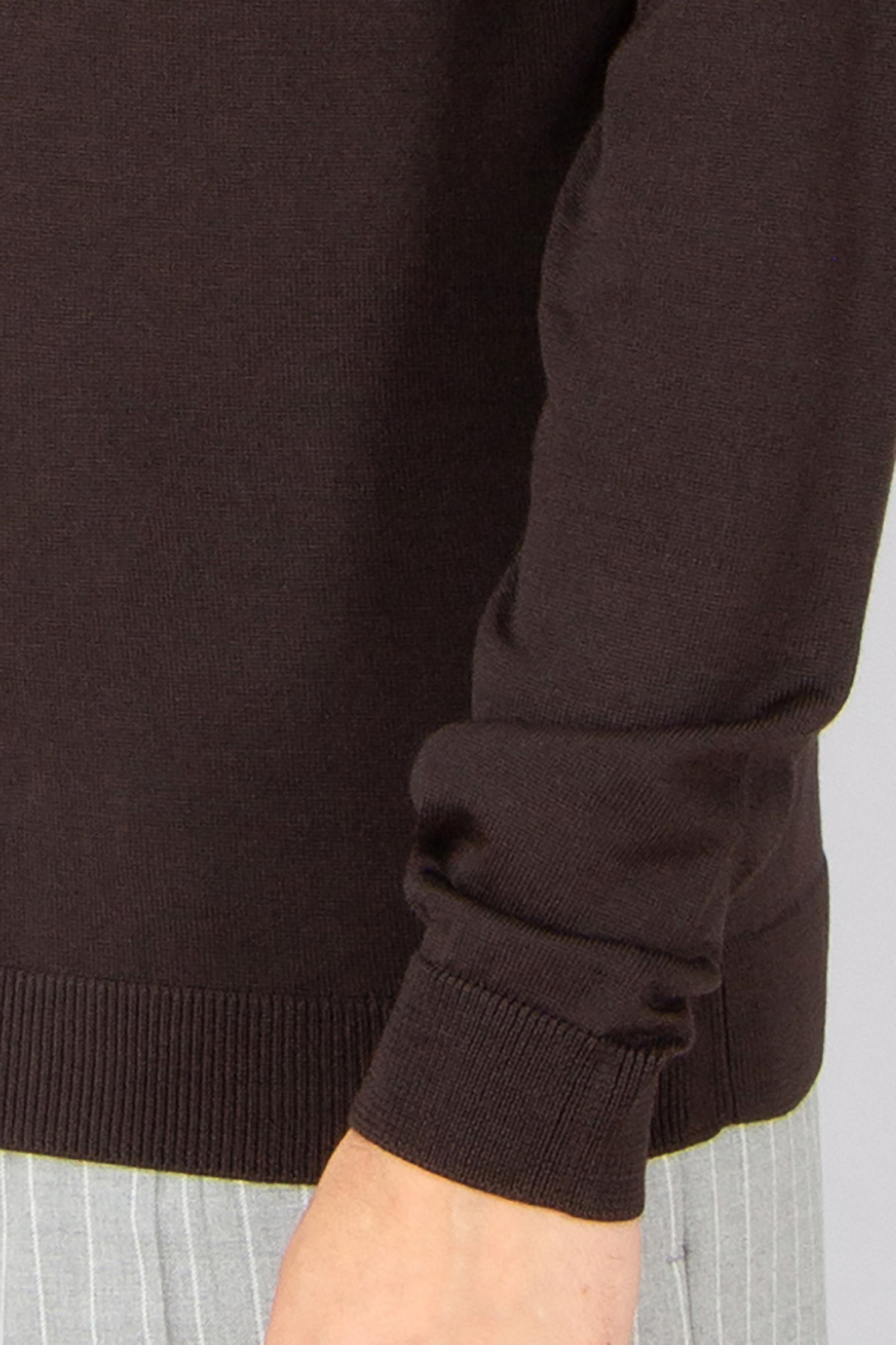 ROBERTO COLLINA Regular Fit Extra-Fine Wool Knit Polo Langarm, Ärmel, Strickwaren, Pullover, Person