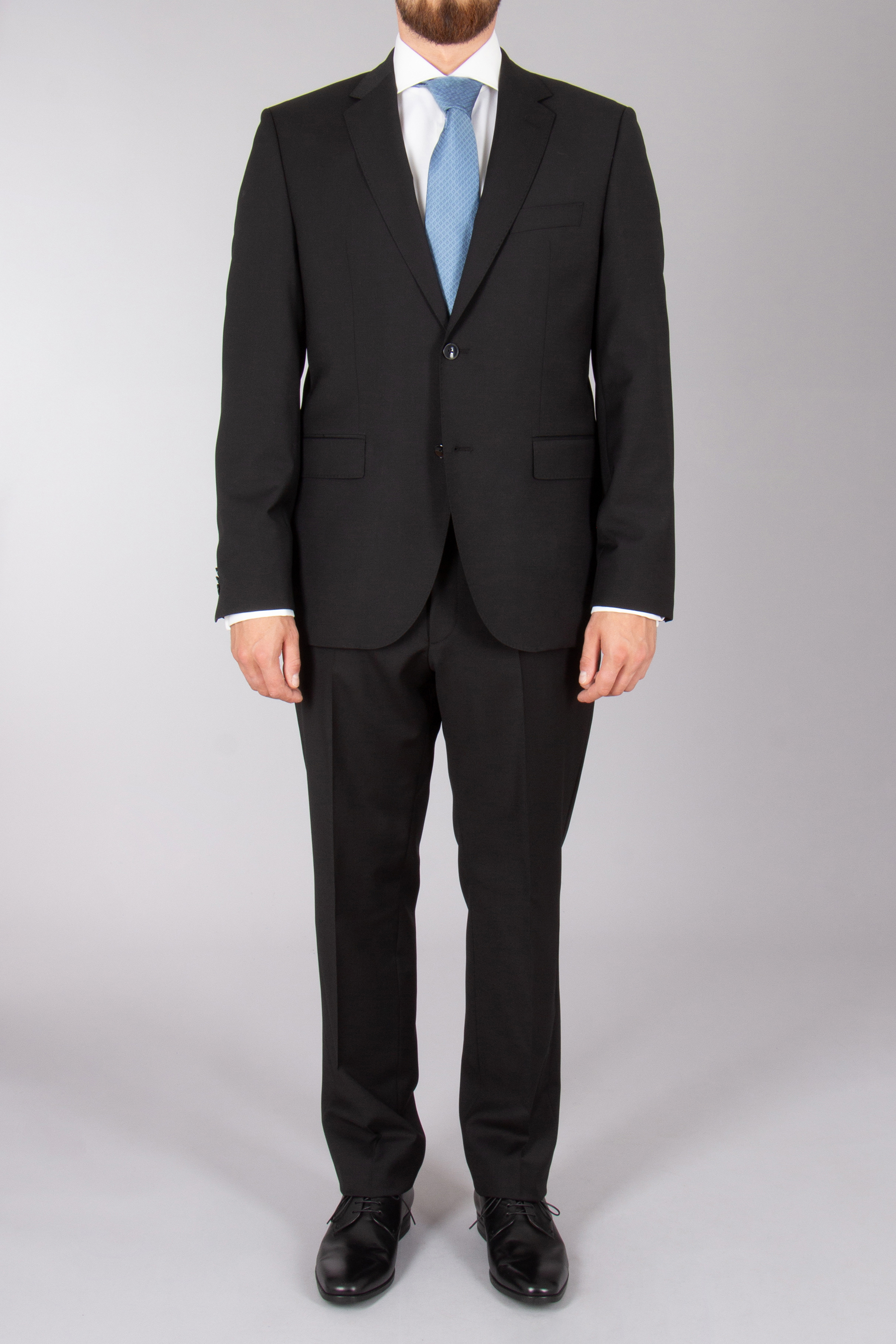 BOSS Regular Fit Natural Bi-Stretch Virgin Wool Suit Pants H-Lenon Formelle Kleidung, Anzug, Smoking, Mann, Person