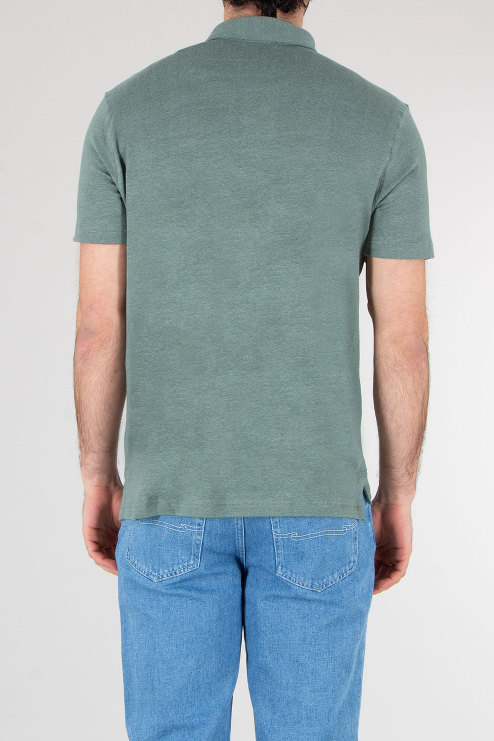 STEFAN BRANDT Linen Stretch Jersey Polo Shirt Laurin
