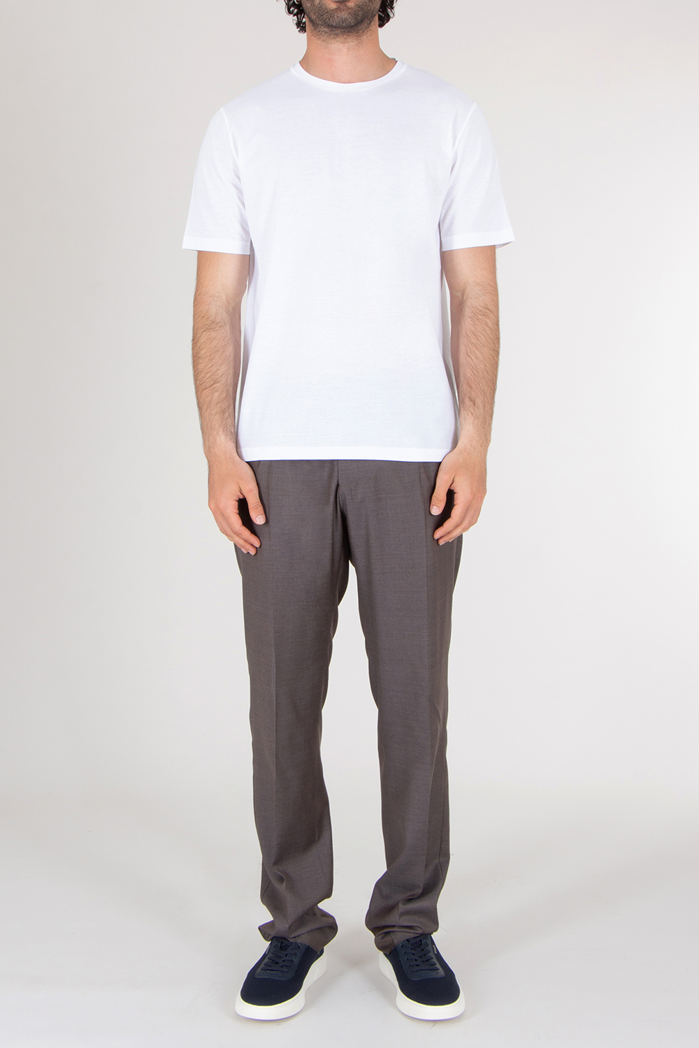 HERNO Super Fine Cotton Stretch T-Shirt 
