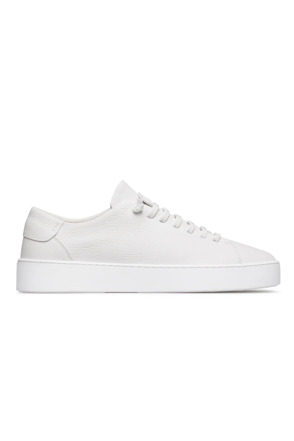 FABIANO RICCI Grain Leather Sneakers Pure