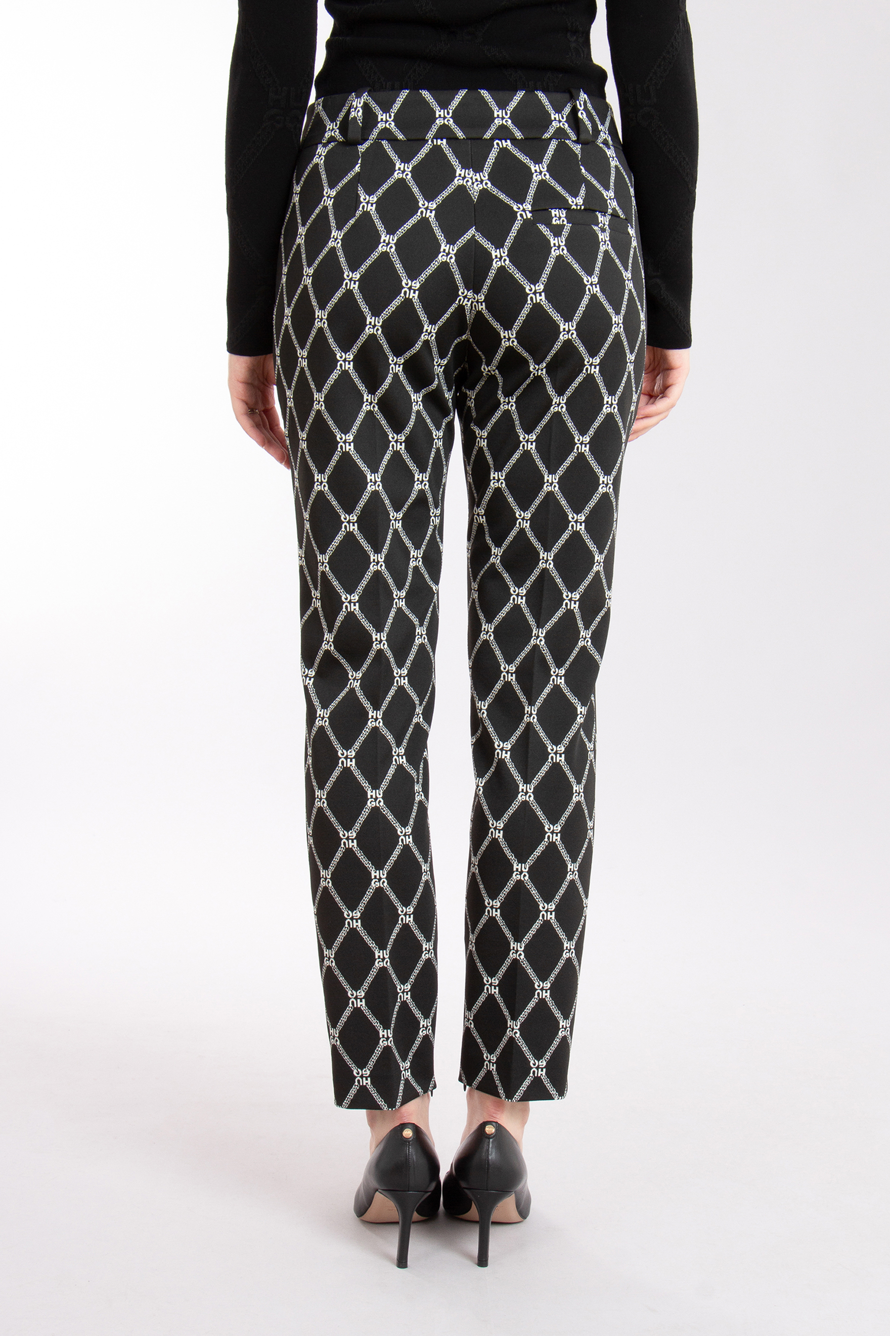 HUGO Patterned Woven Stretch Pants Hedima HUGO Patterned Woven Stretch Pants Hedima