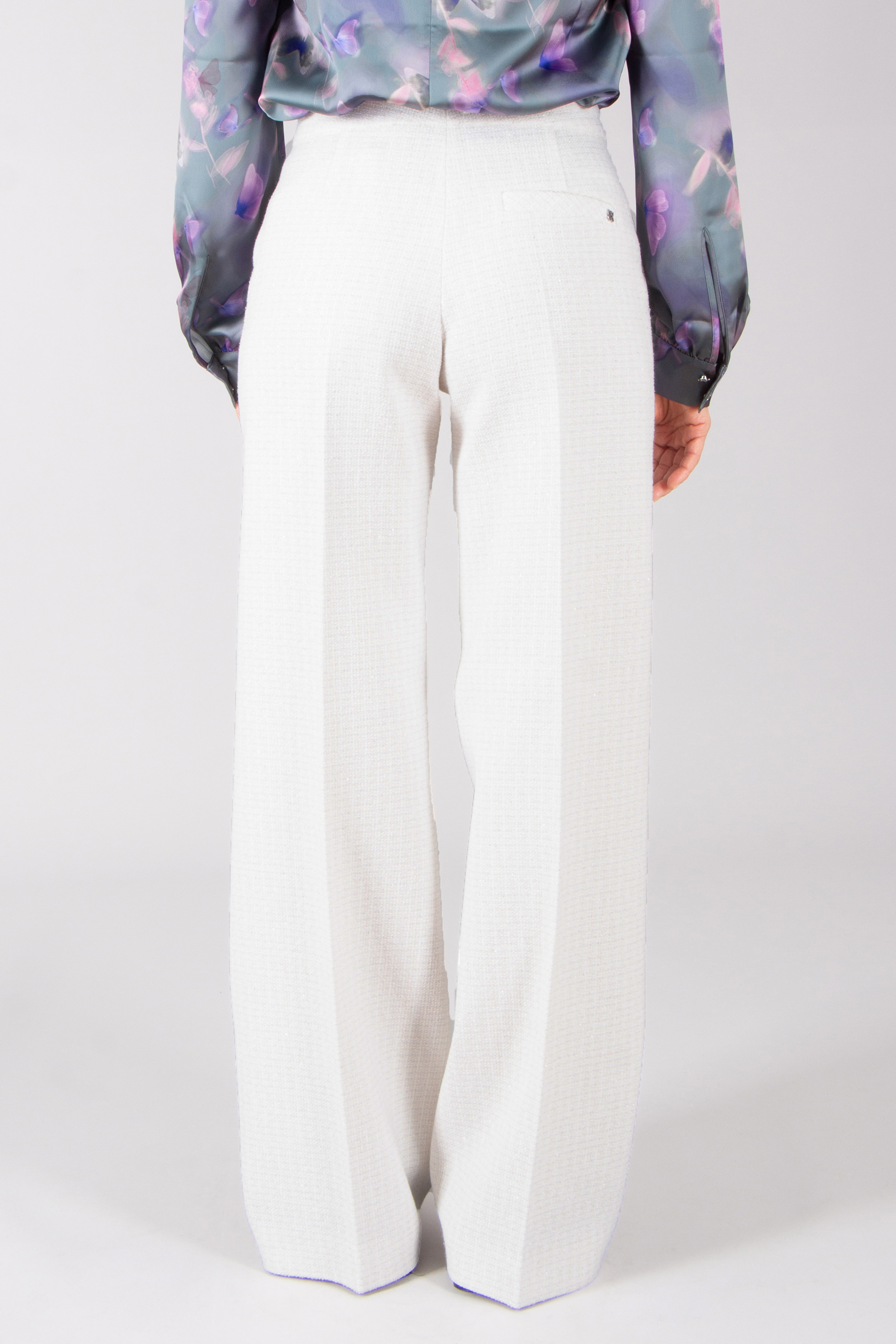 HUGO Straight Leg Cotton Blend Bouclé Pants Heliosa HUGO Straight Leg Cotton Blend Bouclé Pants Heliosa