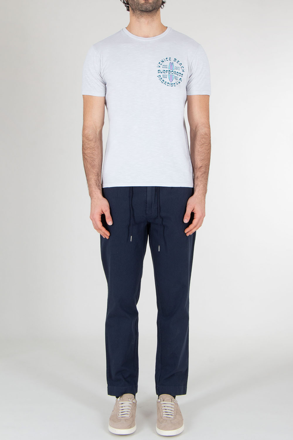 BOWERY NYC Regular Fit Graphic Print Cotton Jersey T-Shirt