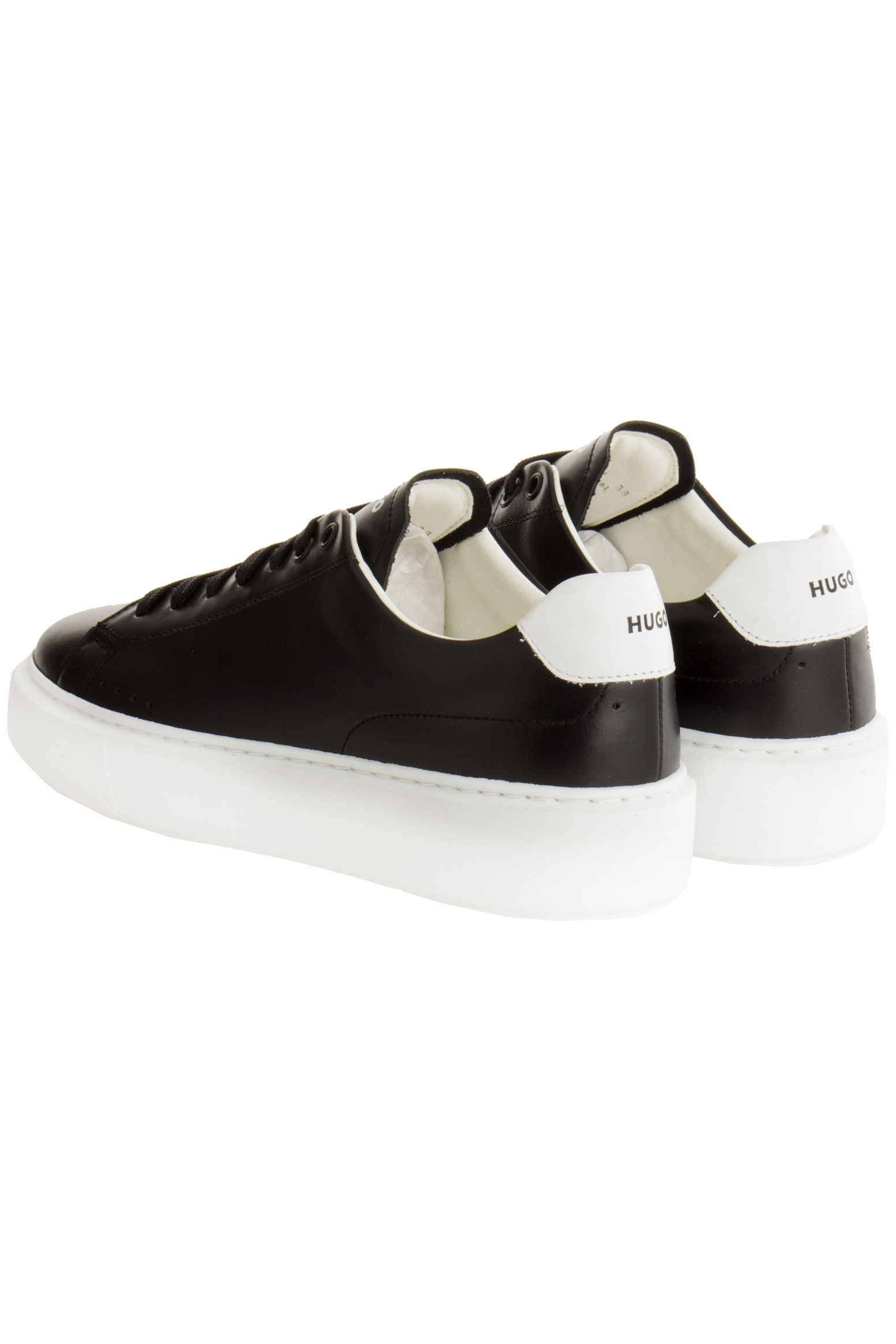 HUGO Low Top Leather Sneakers Quiver
