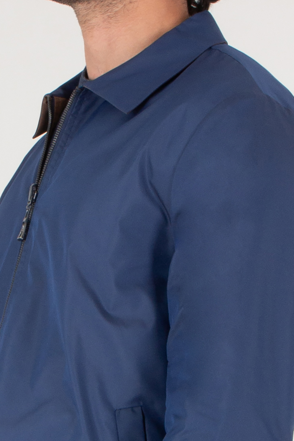 MAXIMILLAN Regular Fit Nylon Reversible Shirt Jacket