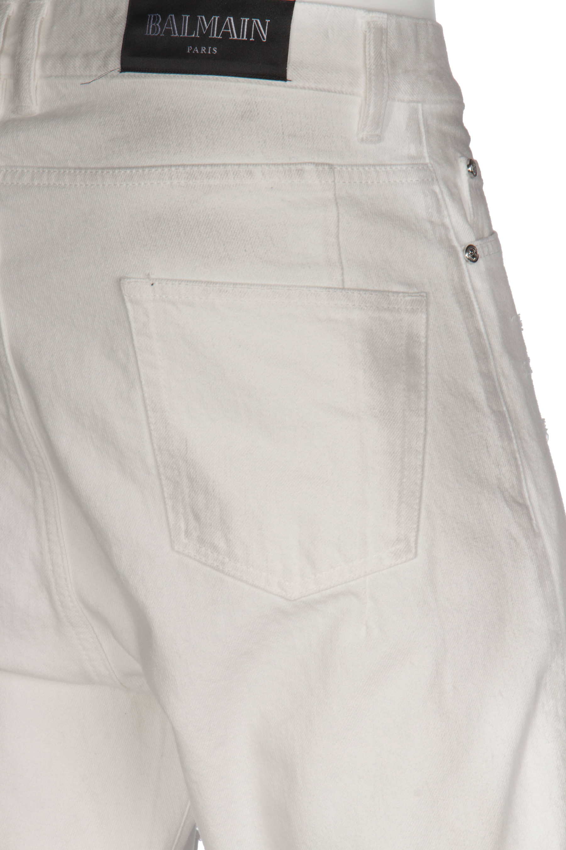BALMAIN Jeans Straight Fit Distressed BALMAIN Jeans Straight Fit Distressed