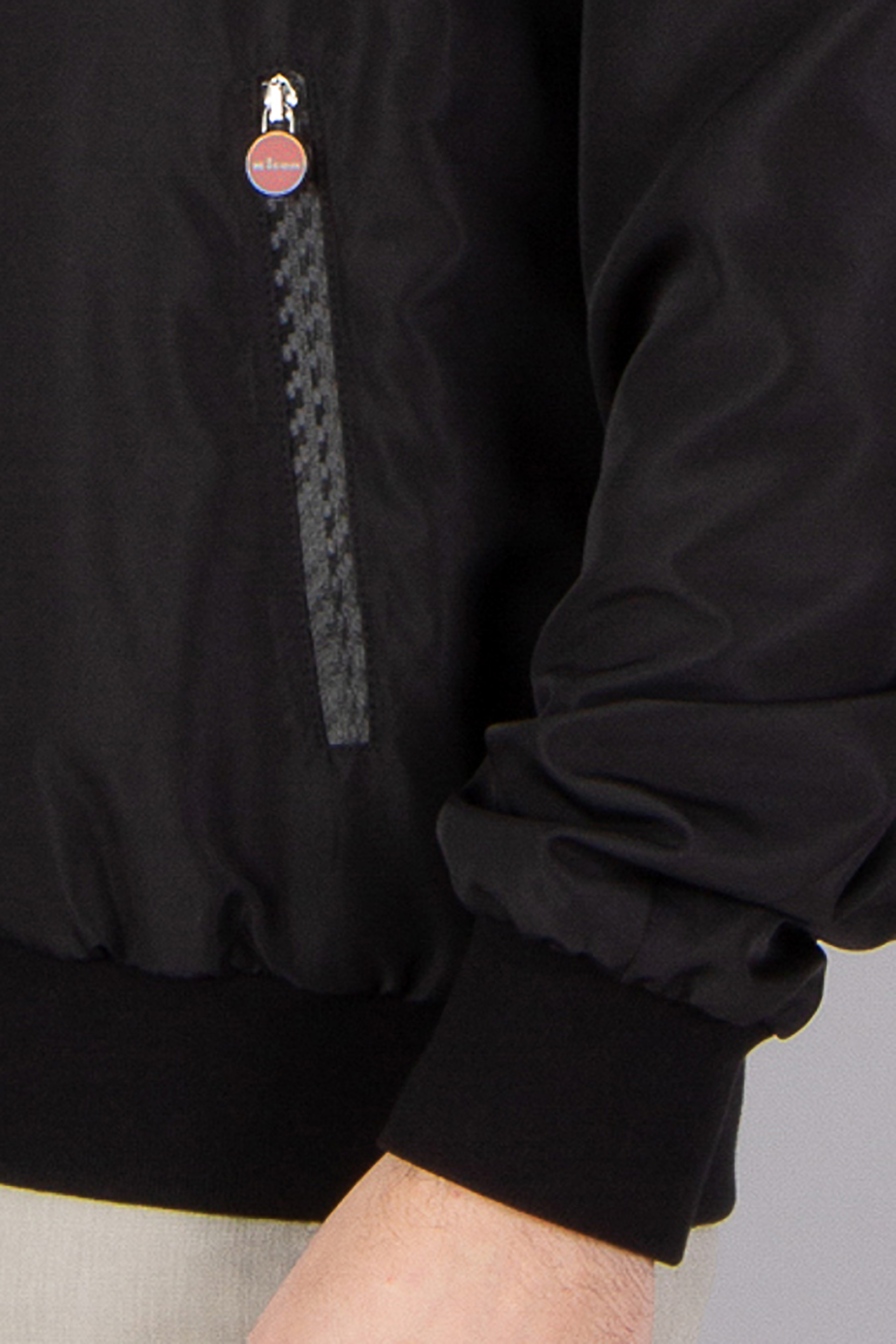 KITON Regular Fit Technical Fabric Bomber Jacket KITON Regular Fit Technical Fabric Bomber Jacket