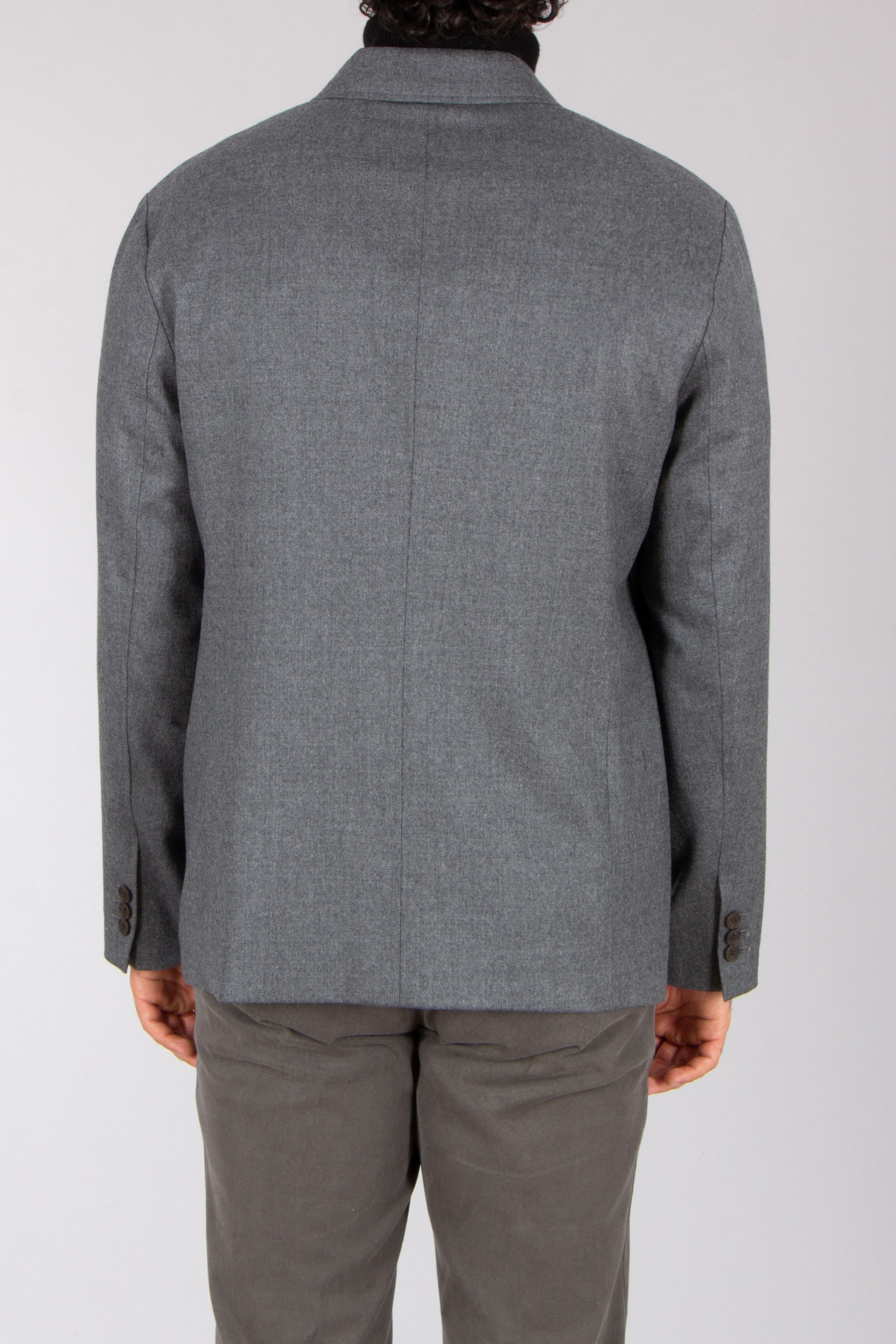 EMPORIO ARMANI Regular Fit Virgin Wool Stretch Twill Jacket Mantel, Jacke, Blazer, Formelle Kleidung, Langarm