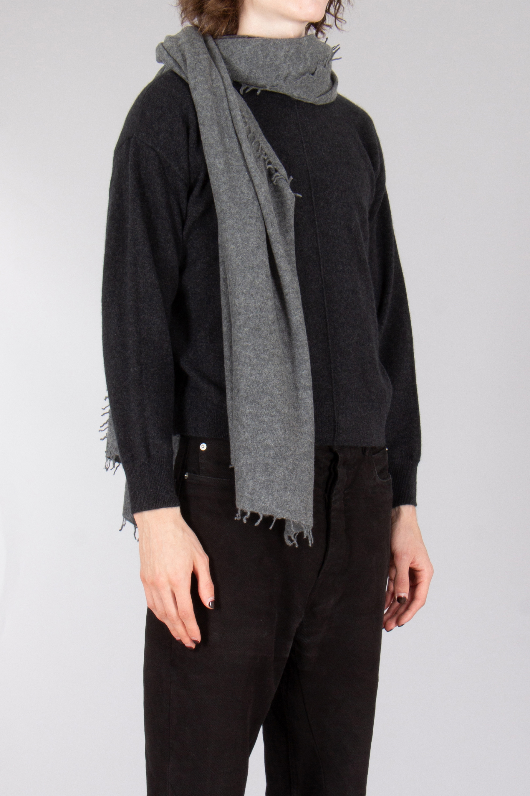 Bekleidung, Strickwaren, Pullover, Mantel, Halstuch