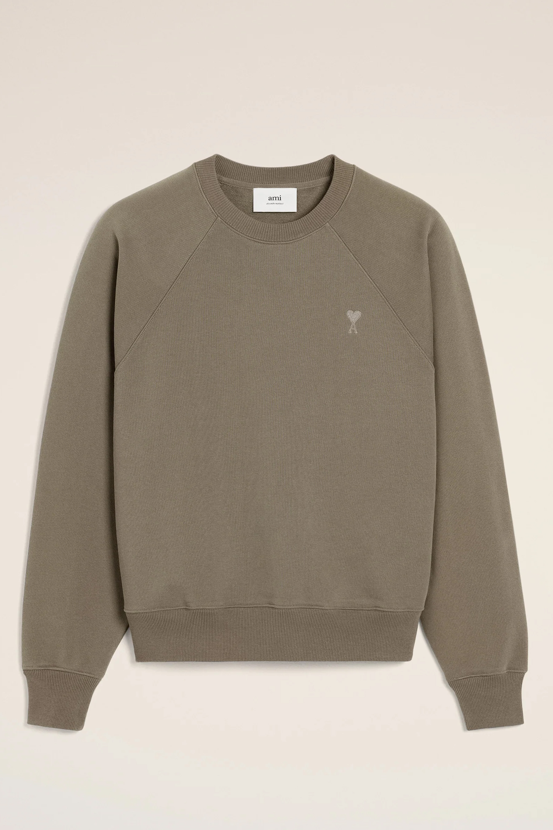 AMI PARIS Boxy Fit Ami de Coeur Organic Cotton Fleece Sweatshirt AMI PARIS Boxy Fit Ami de Coeur Organic Cotton Fleece Sweatshirt