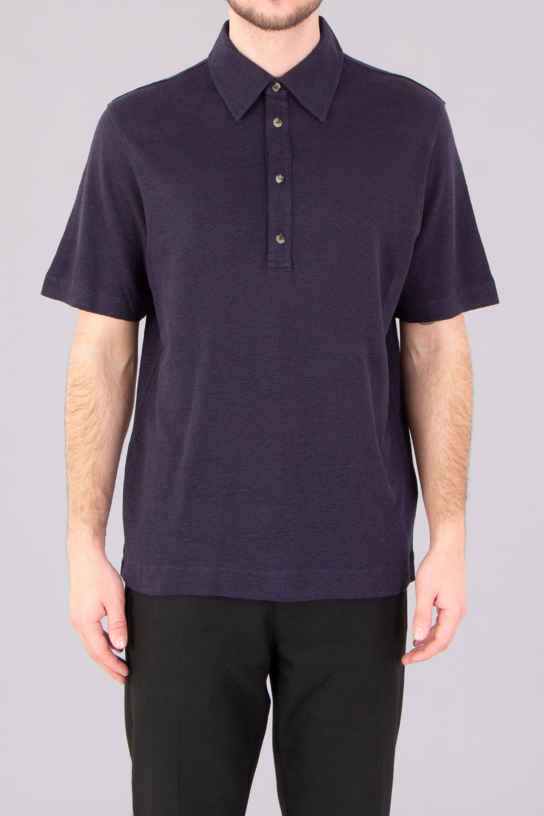 PAUL SMITH Regular Fit Linen Piqué Polo Shirt PAUL SMITH Regular Fit Linen Piqué Polo Shirt