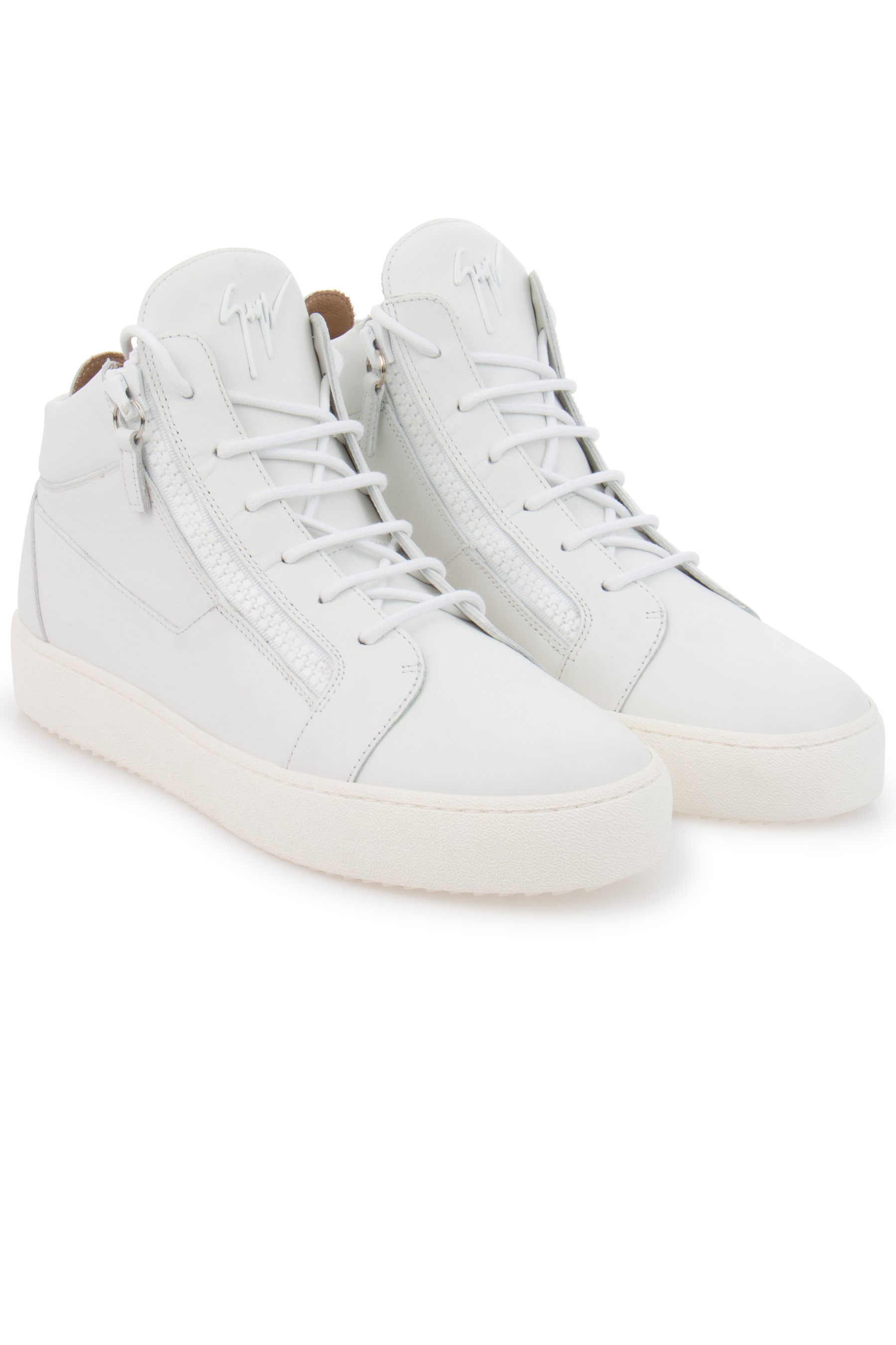 GIUSEPPE ZANOTTI High-Top Leather Sneakers Kriss GIUSEPPE ZANOTTI High-Top Leather Sneakers Kriss