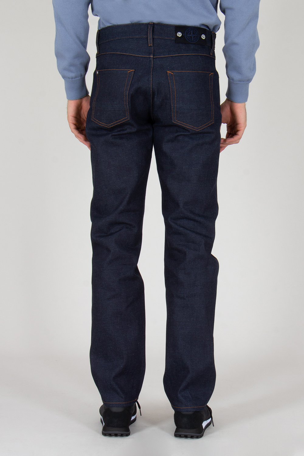 STONE ISLAND Regular Fit Raw Cotton Selvedge Denim Jeans