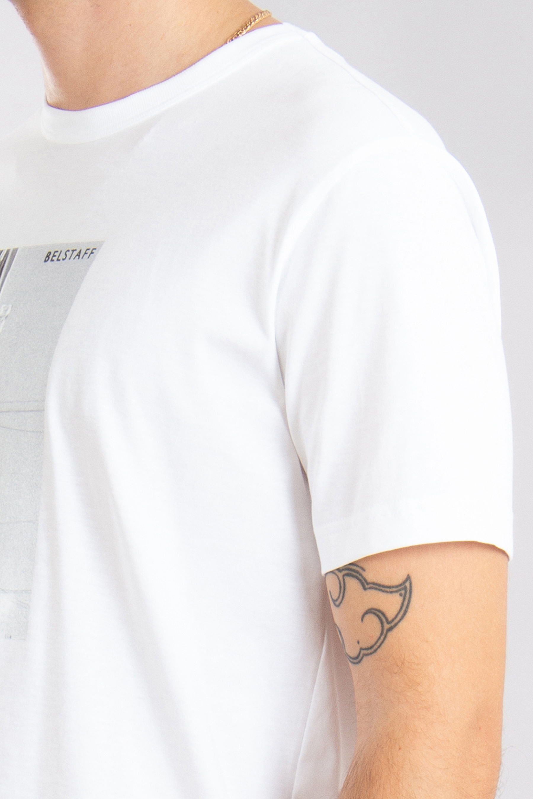 BELSTAFF Factory Print Organic Cotton Jersey T-Shirt BELSTAFF Factory Print Organic Cotton Jersey T-Shirt