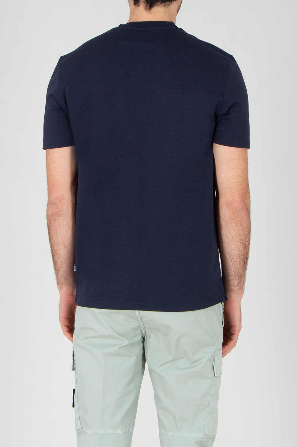 BOSS Regular Fit Cotton Blend Stretch Jersey T-Shirt H-Thompson