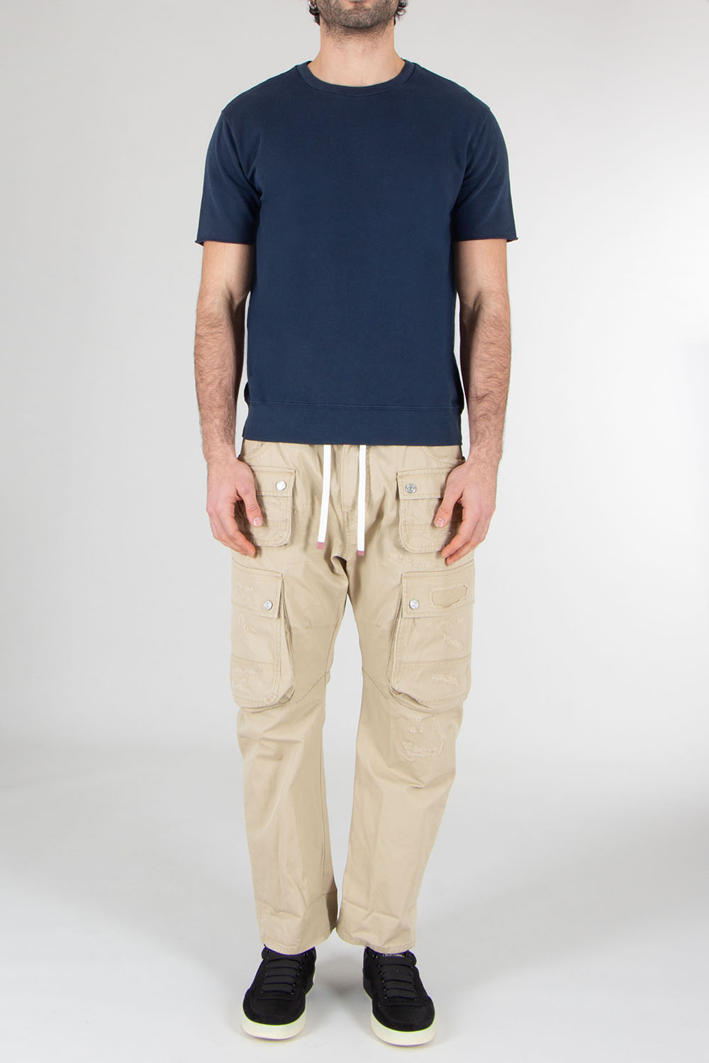 BOWERY NYC Regular Fit Cotton Jersey T-Shirt