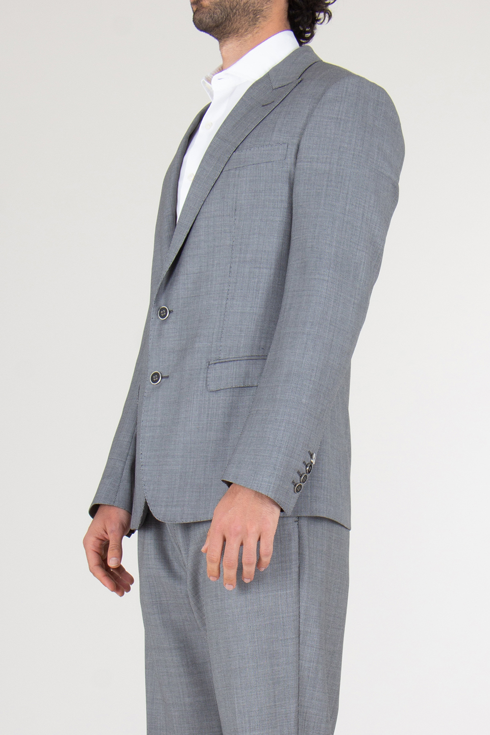 DOLCE & GABBANA Regular Fit Single Breasted Virgin Wool Blazer Taormina