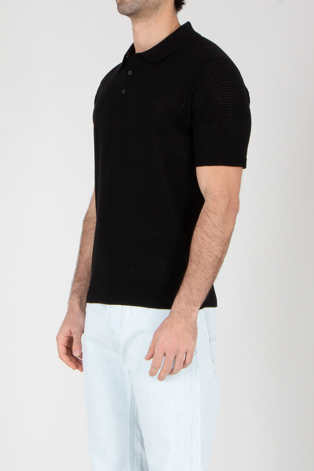 ROBERTO COLLINA Regular Fit Cotton Knit Polo