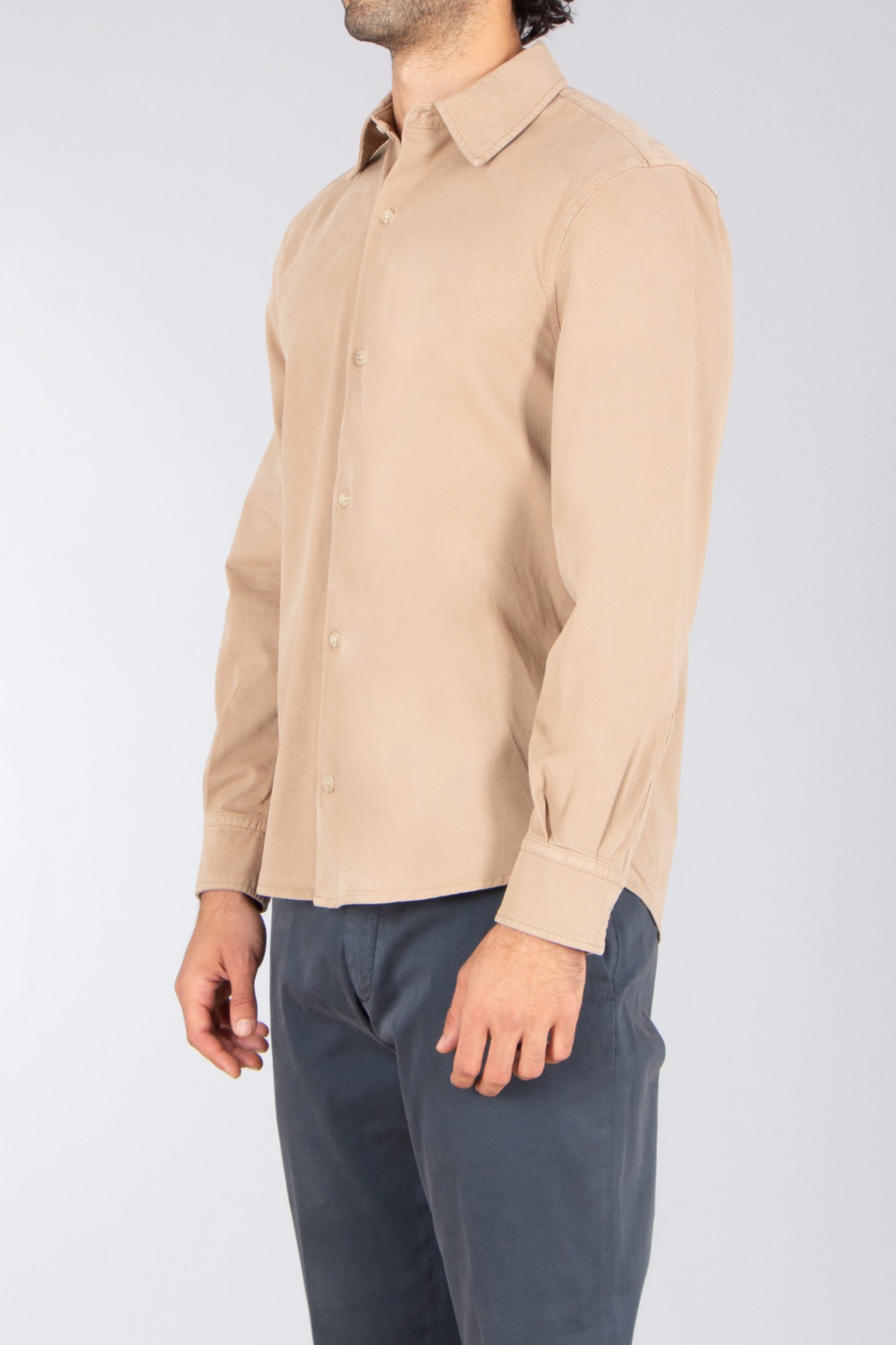 7 FOR ALL MANKIND Regular Fit Cotton Stretch Twill Overshirt Bekleidung, Hemd, Langarm, Mantel, Kleid, Hemd