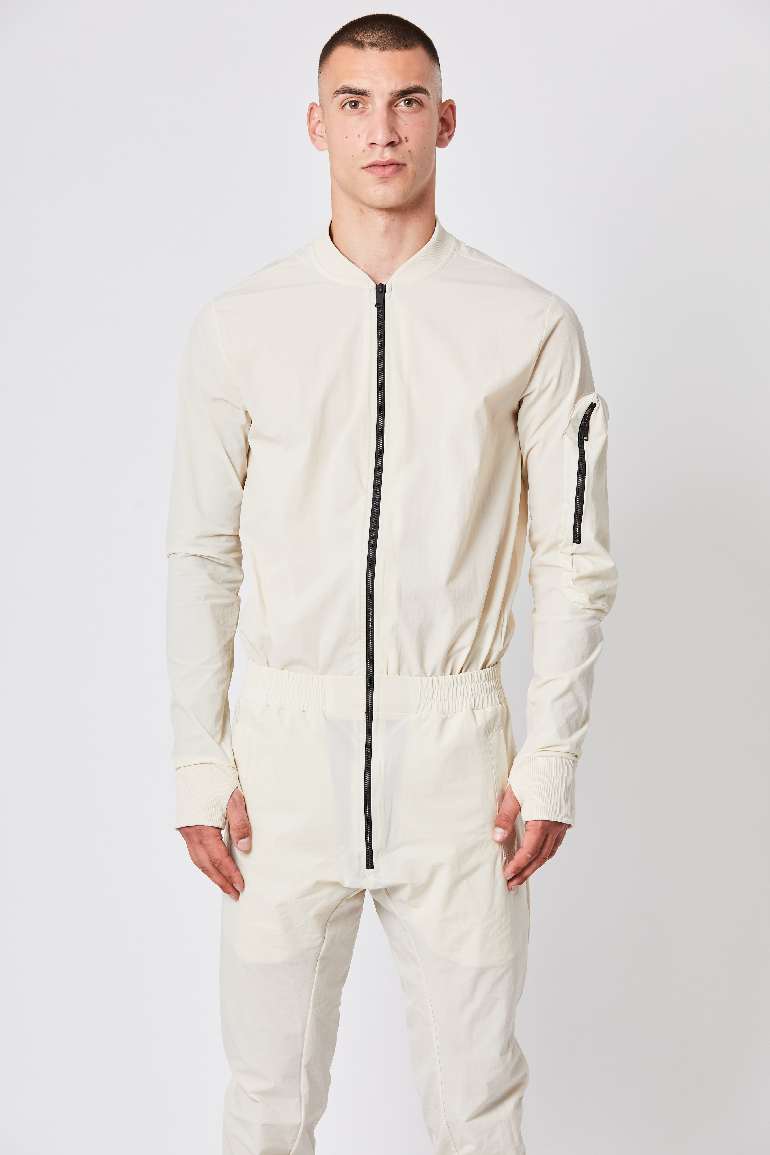 THOM KROM Long Sleeve Nylon Stretch Overall THOM KROM Long Sleeve Nylon Stretch Overall