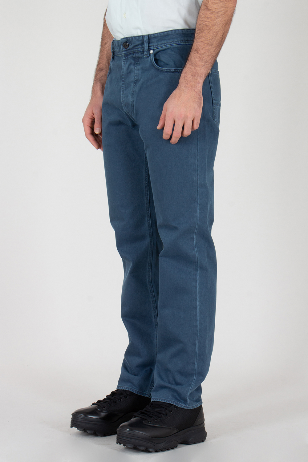 STONE ISLAND Regular Straight Fit Cotton Bull Denim Jeans