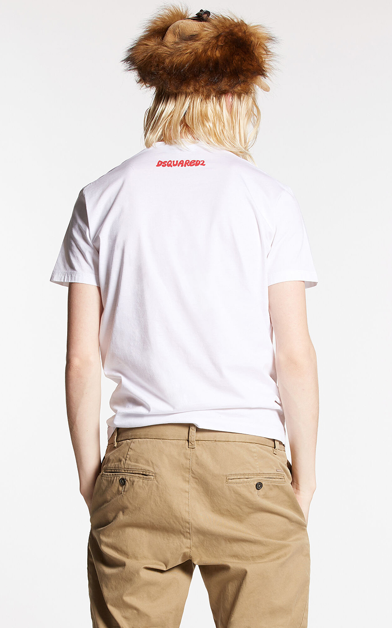 DSQUARED2 Printed Cotton Cool T-Shirt