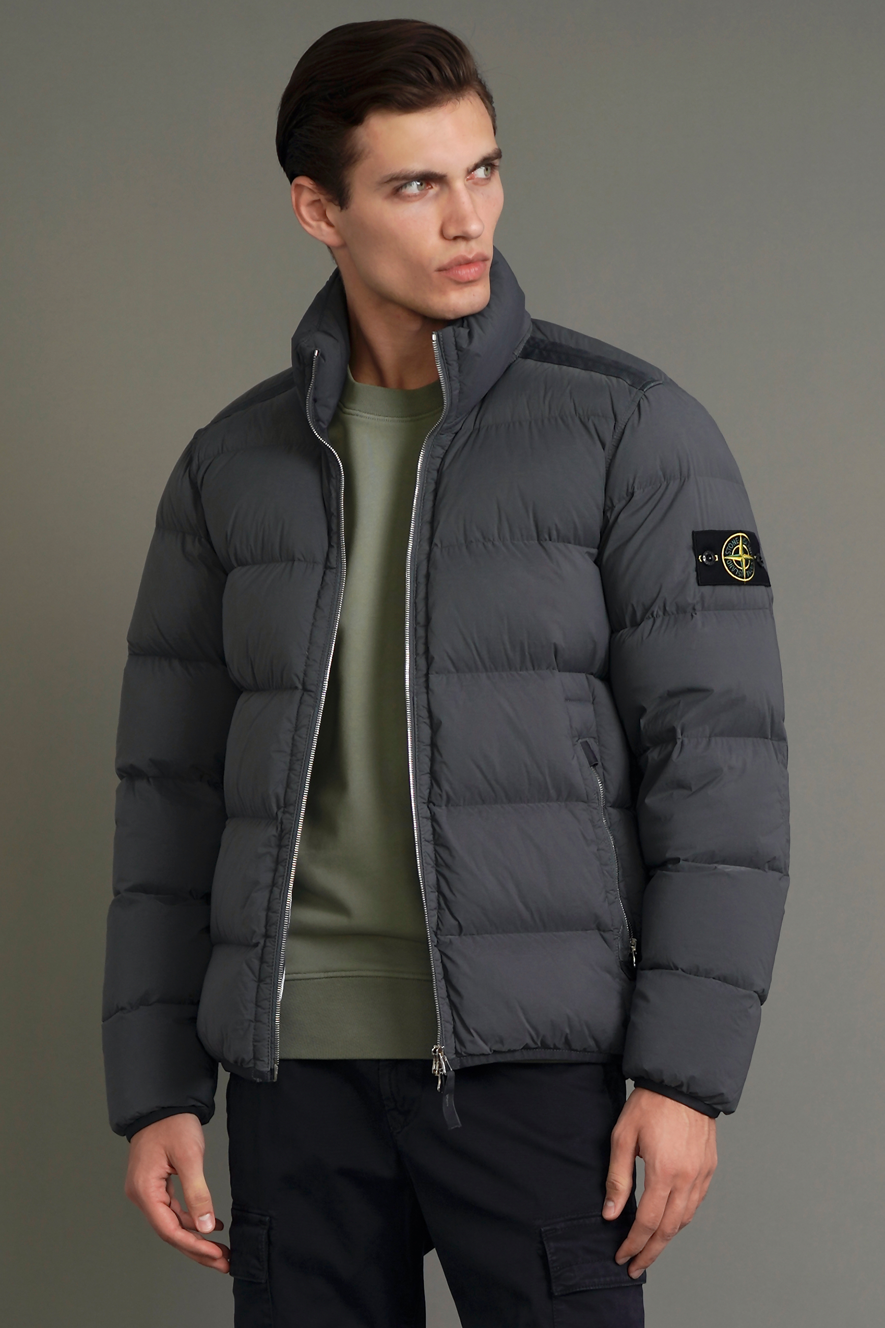 STONE ISLAND Seamless Tunnel Nylon Down Puffer Jacket STONE ISLAND Seamless Tunnel Nylon Down Puffer Jacket