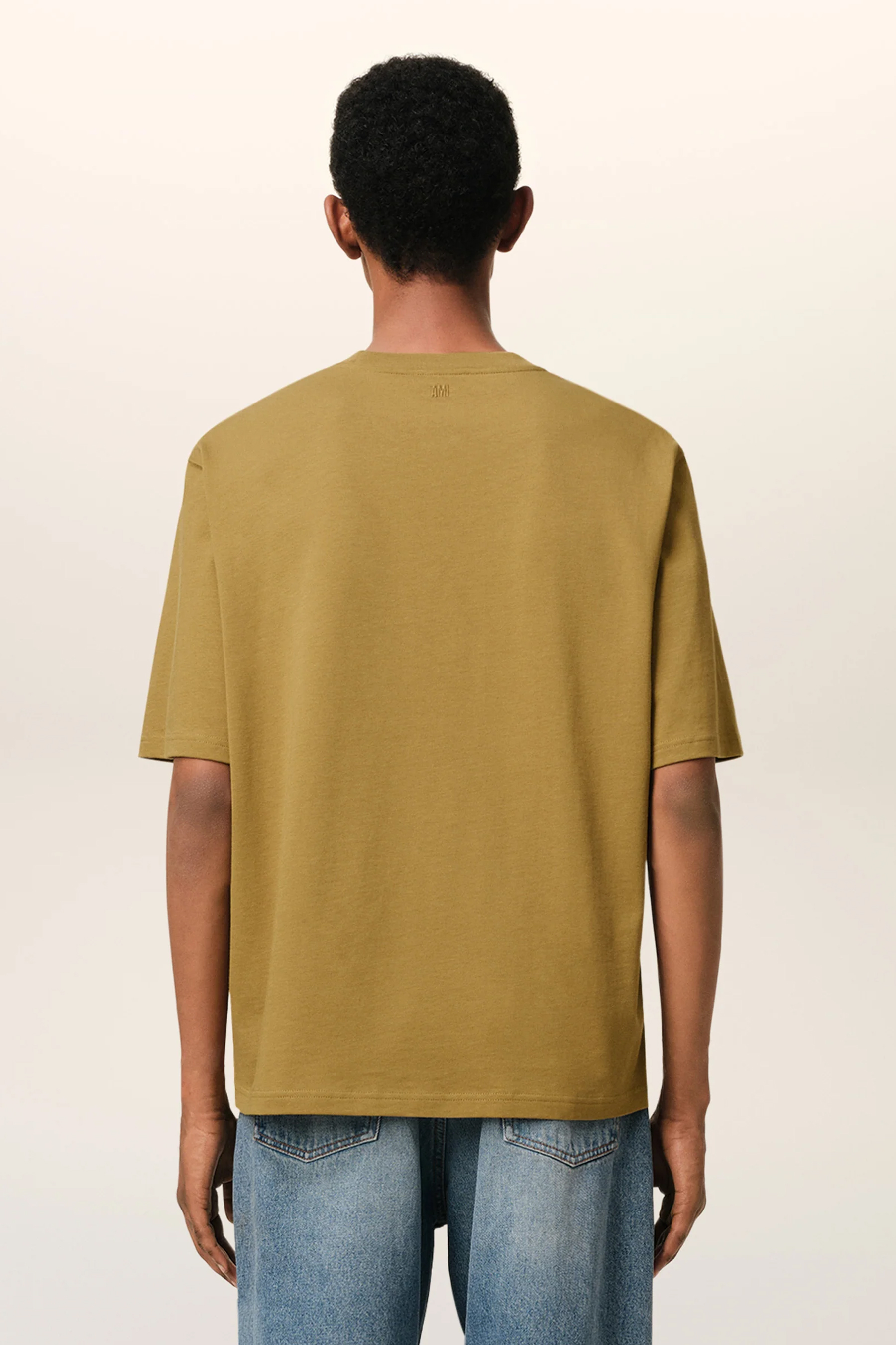 AMI PARIS Boxy Fit Ami de Coeur Organic Cotton Jersey T-Shirt AMI PARIS Boxy Fit Ami de Coeur Organic Cotton Jersey T-Shirt