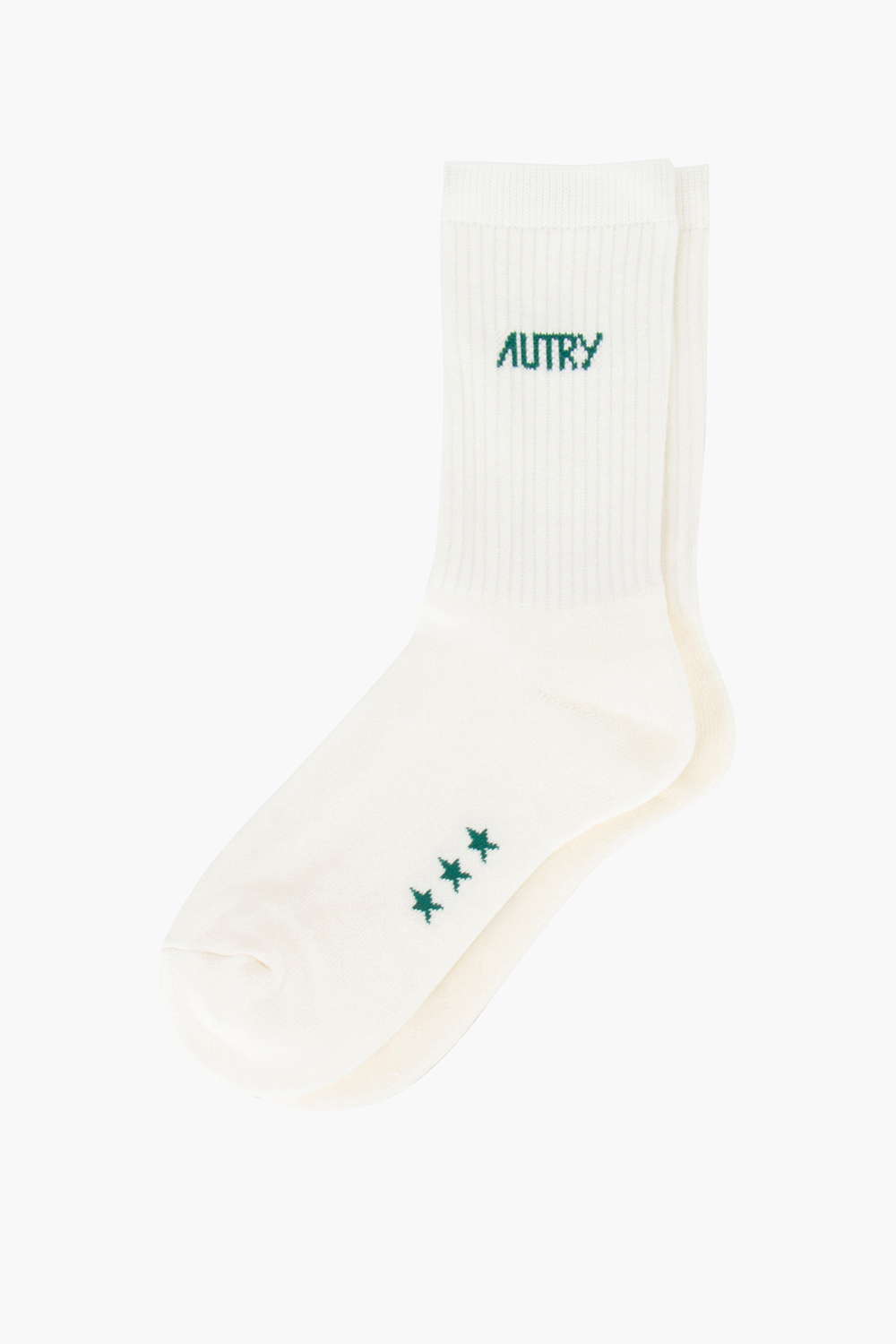 AUTRY Jacquard Logo Cotton Blend Stretch Socks