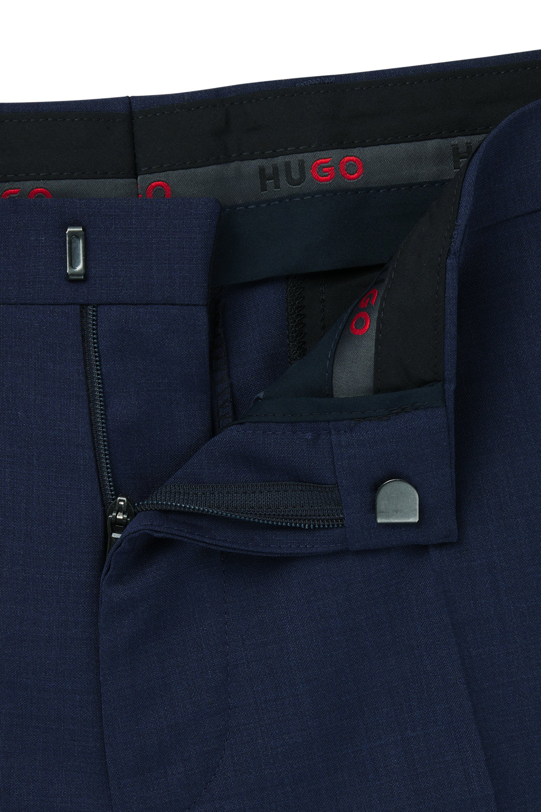 HUGO Extra Slim Fit Virgin Wool Suit Pants Hesten HUGO Extra Slim Fit Virgin Wool Suit Pants Hesten