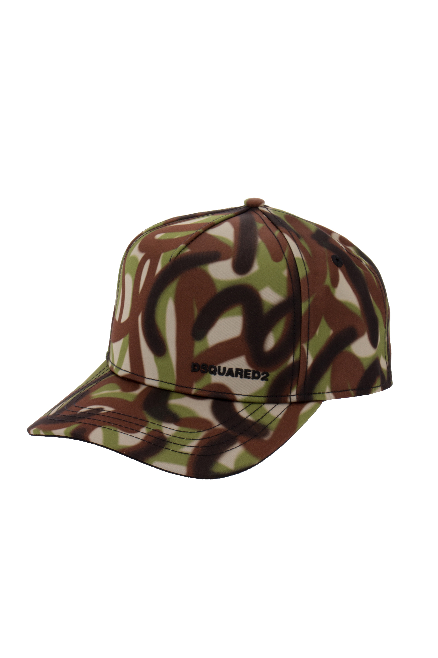 DSQUARED2 Camo Spray Baseball Cap DSQUARED2 Camo Spray Baseball Cap
