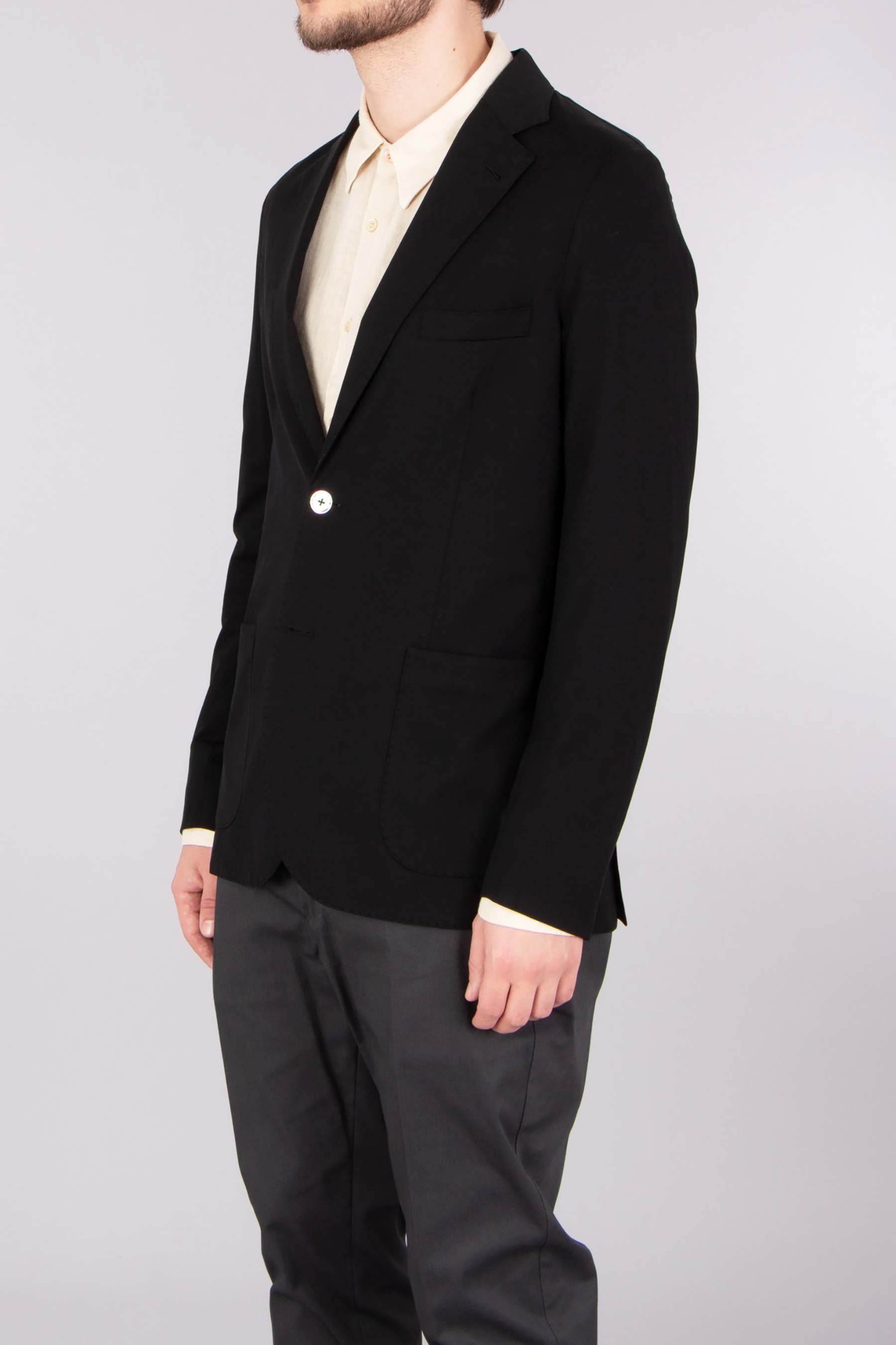STEFAN BRANDT Regular Fit Urpima Sea Island Cotton Stretch Jersey Jacket Adrian