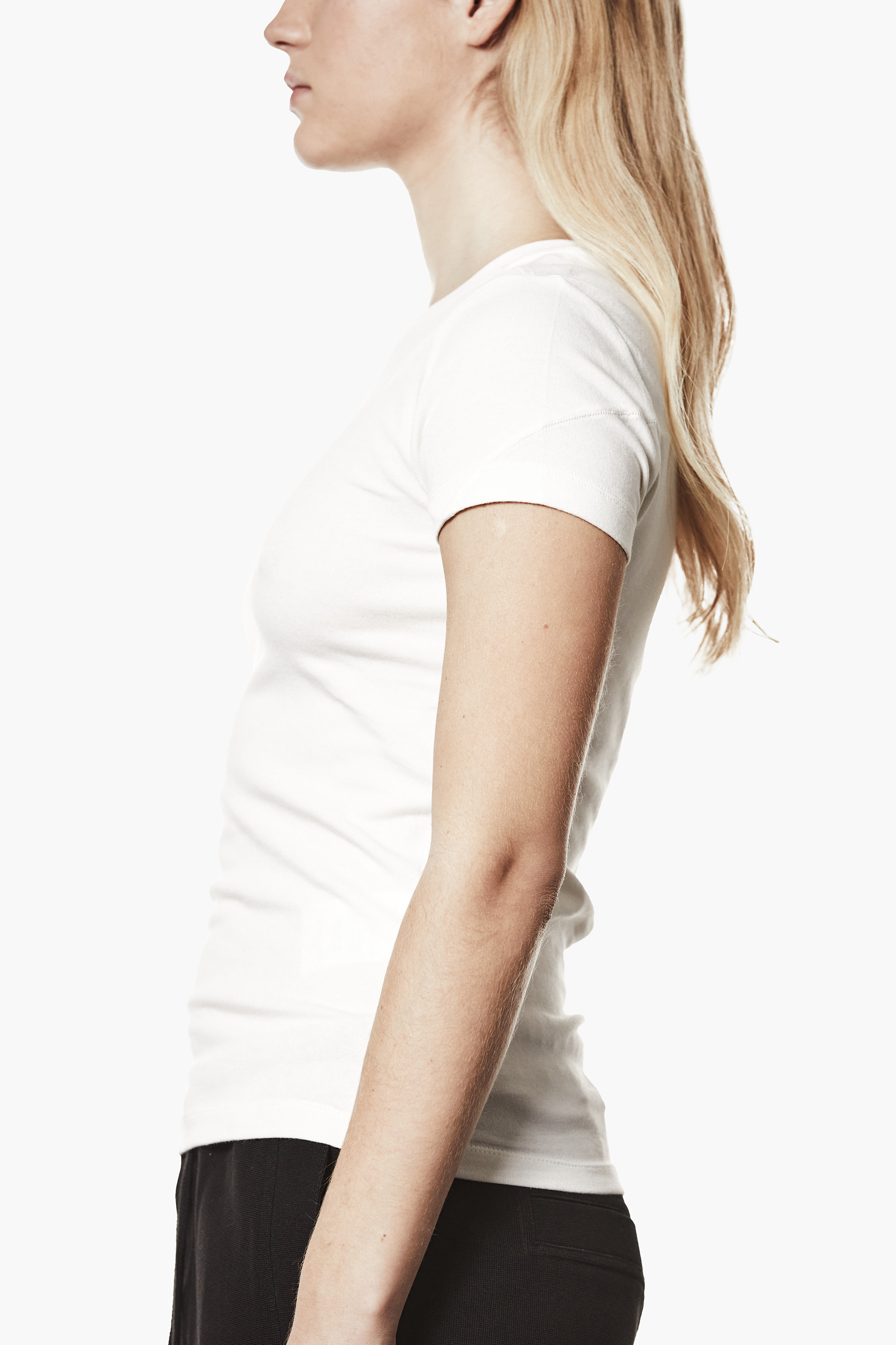 THOM KROM Slim Fit Cotton-Modal Stretch Jersey T-Shirt T-shirt, Erwachsener, Weiblich, Person, Frau