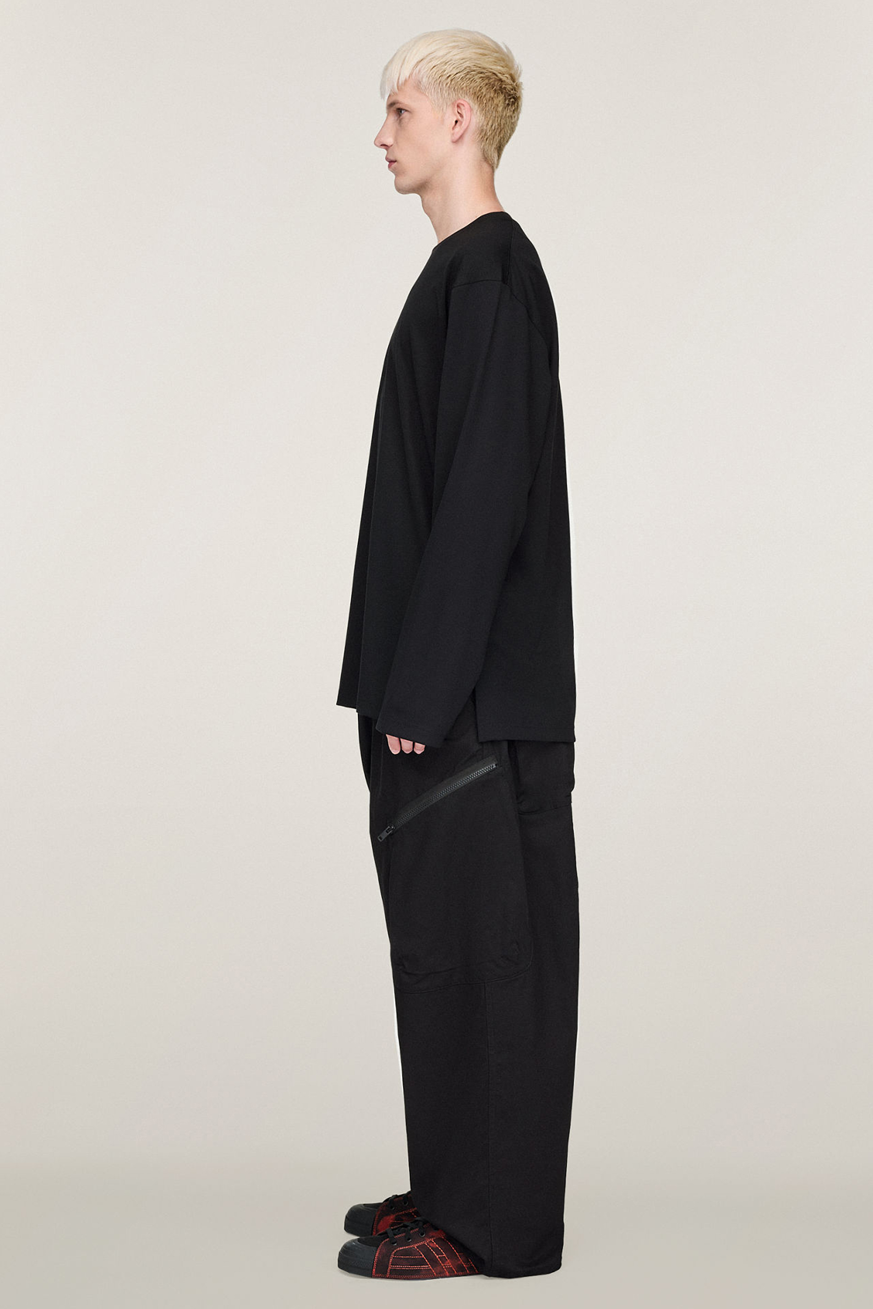 Y-3 Loose Fit Cotton-Hemp Twill Cargo Pants Formelle Kleidung, Kleid, Modisch, Anzug