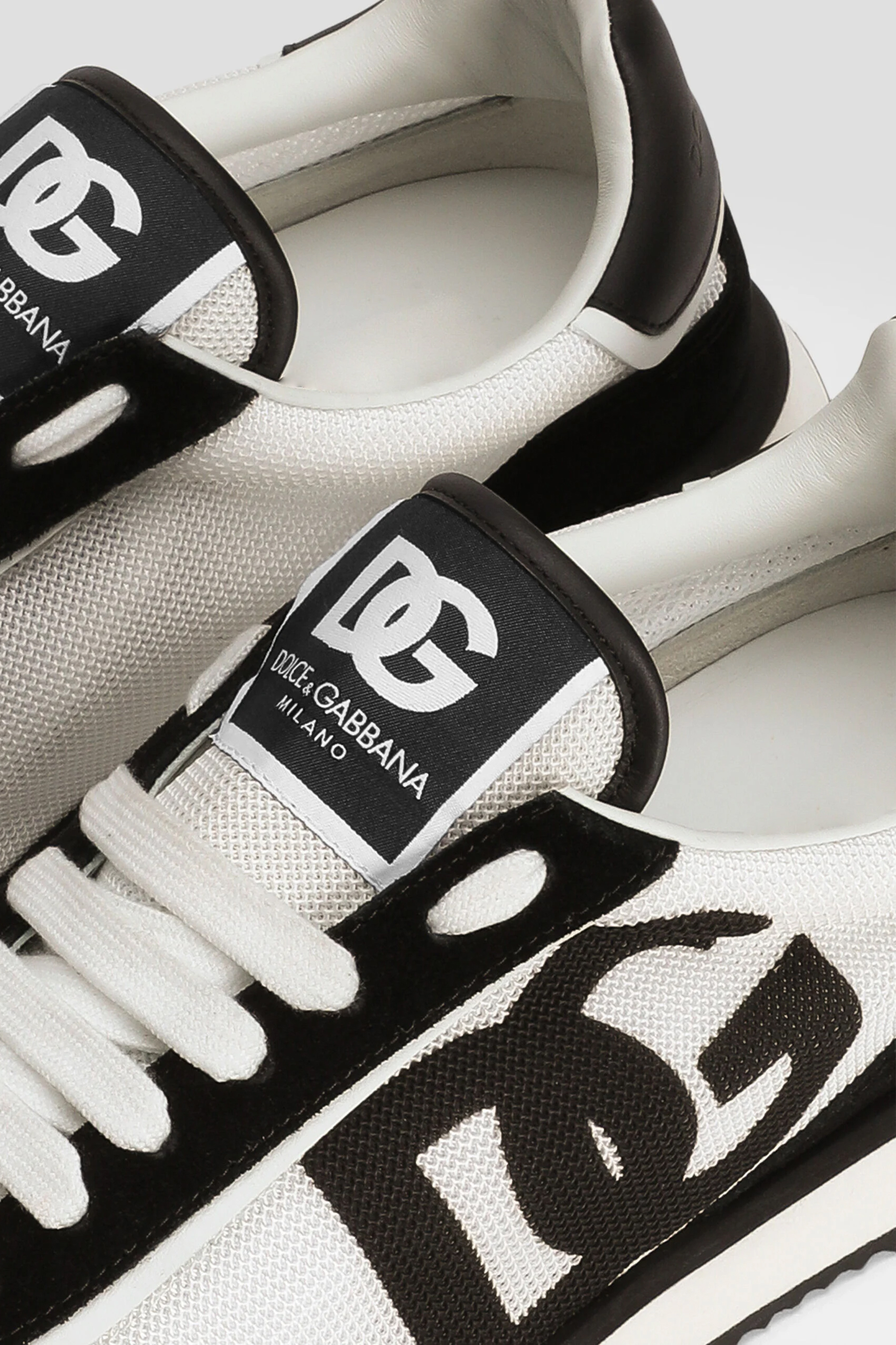 DOLCE & GABBANA Mesh & Suede Sneakers DG CUSHION DOLCE & GABBANA Mesh & Suede Sneakers DG CUSHION