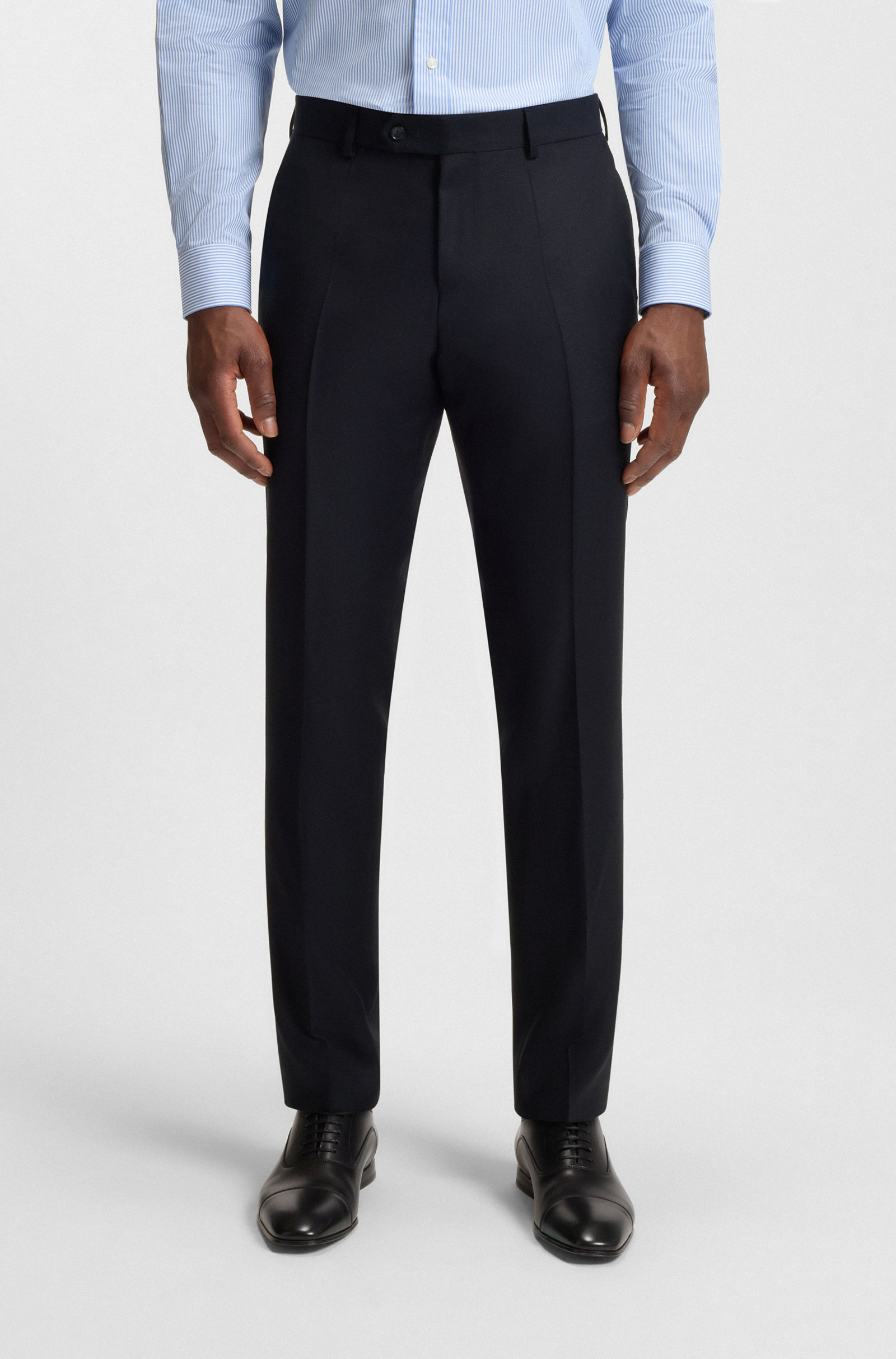 BECKHAM X BOSS Slim Fit Virgin Wool Suit Bekleidung, Hosen