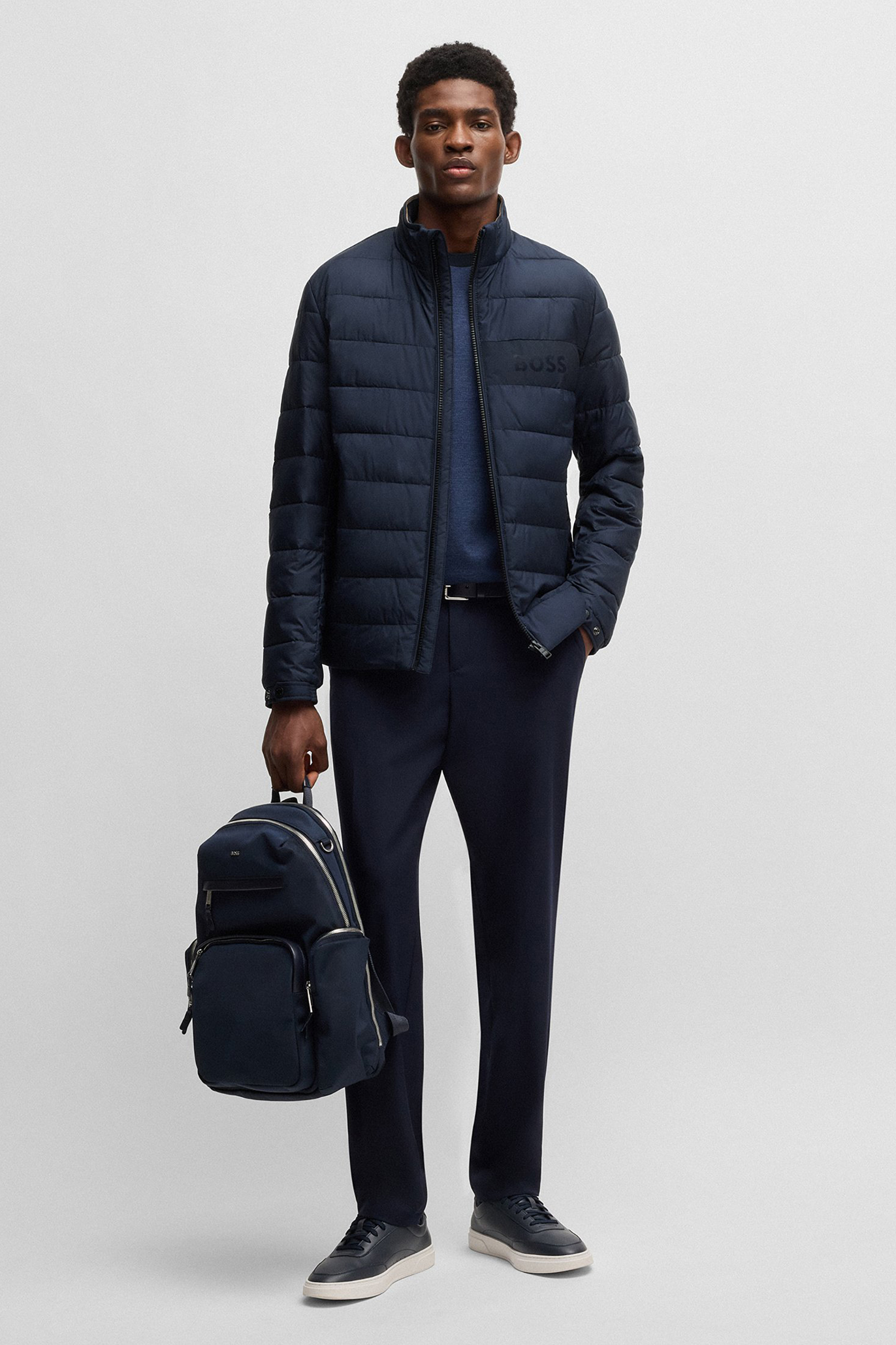 BOSS Regular Fit Recycled Polyester Jacket H-Cenitos BOSS Regular Fit Recycled Polyester Jacket H-Cenitos