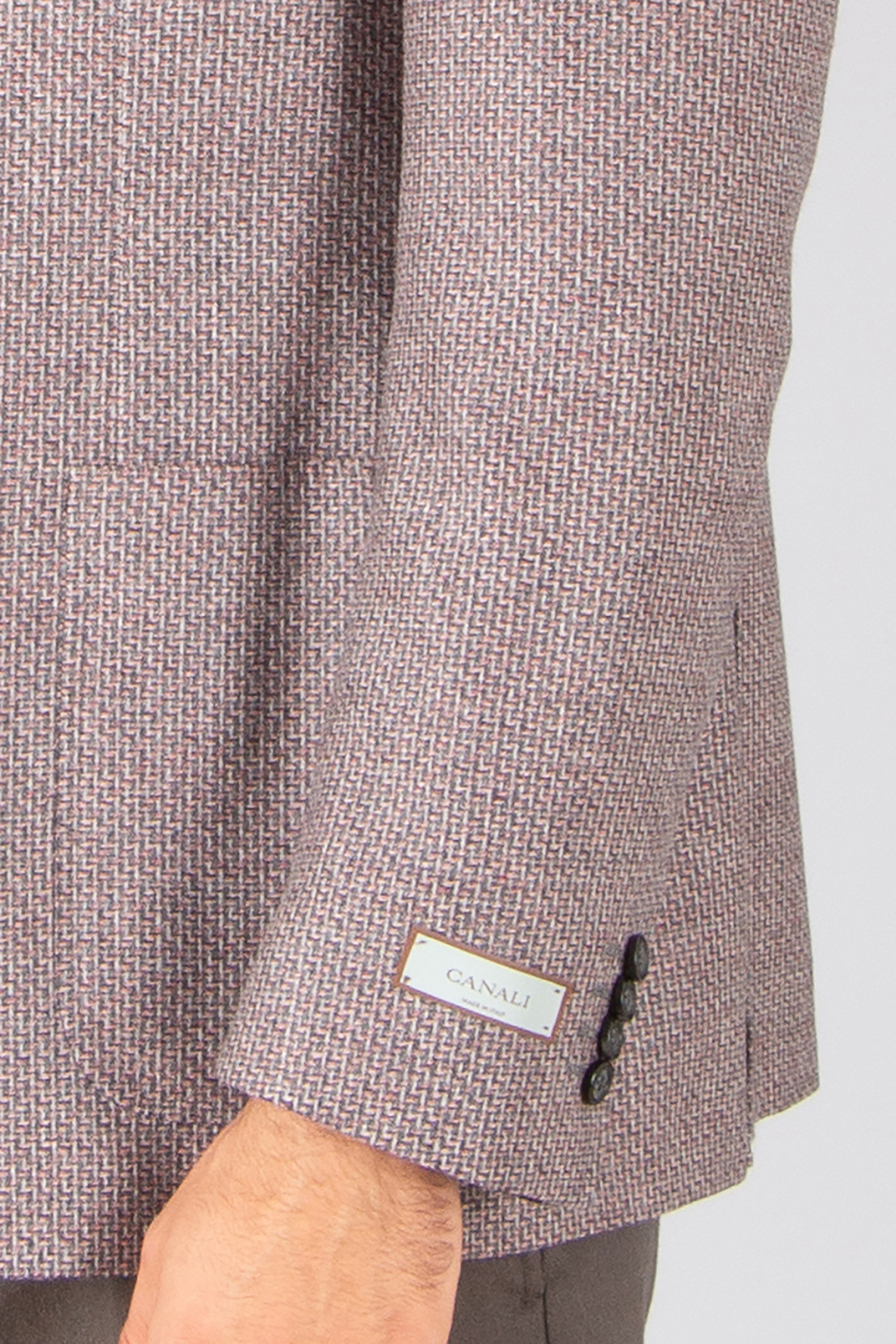 CANALI Modern Fit Micro Patterned Wool Jacket Kei Mantel, Blazer, Jacke, Langarm, Leinen