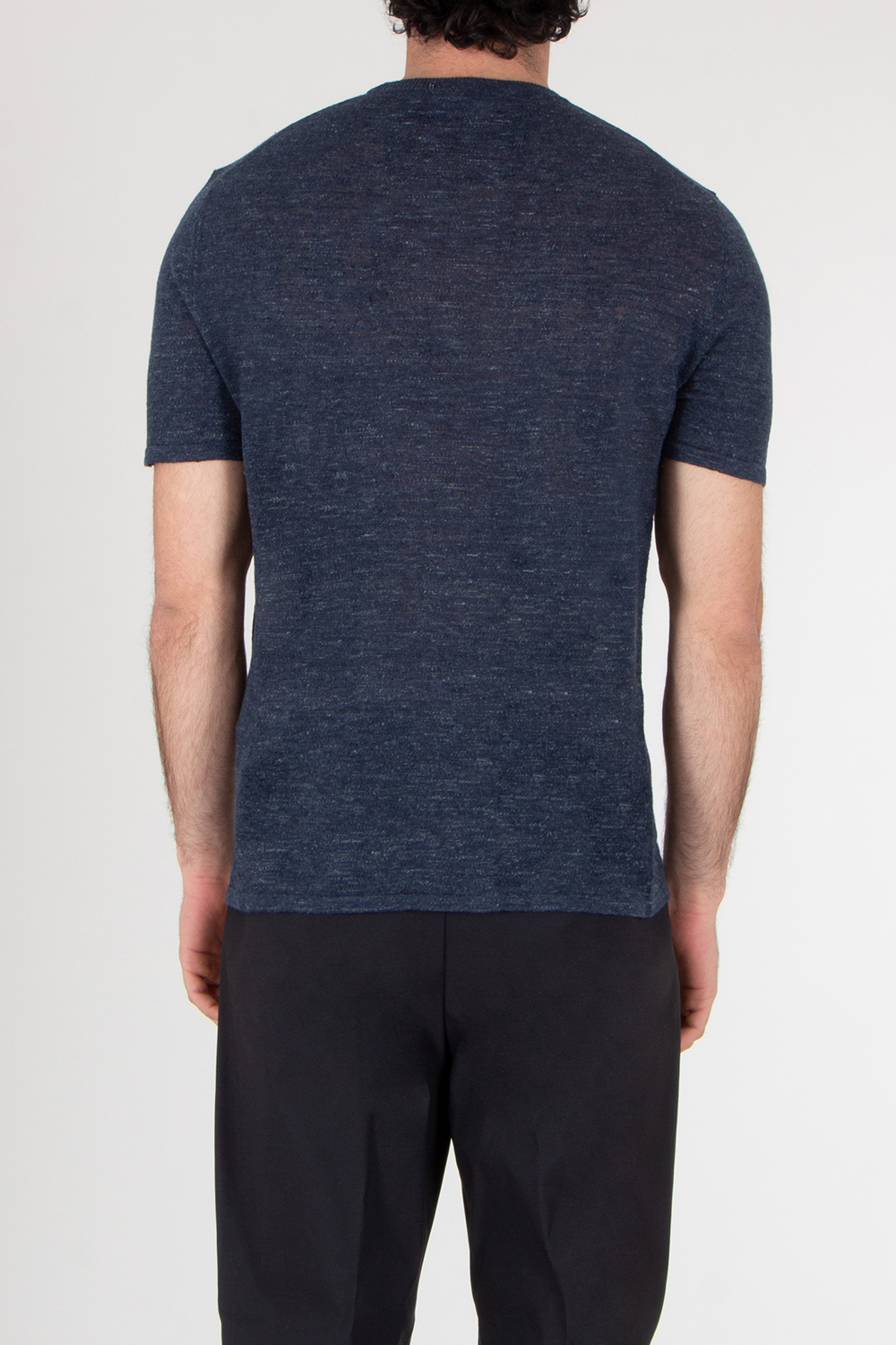 ROBERTO COLLINA Slim fit knitted Cotton T-Shirt 